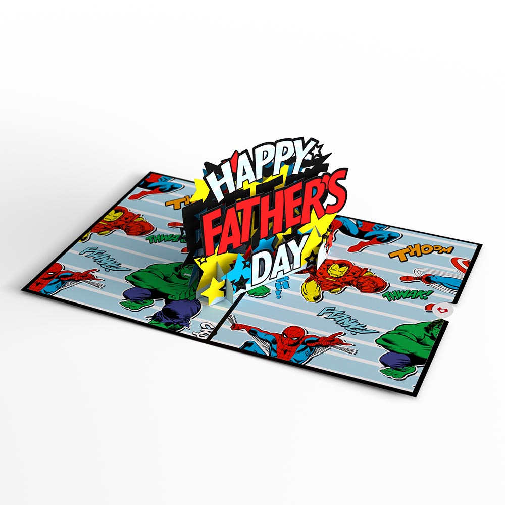 Marvel's Avengers Super-Hero Father's Day Pop-Up Card、mySite、solidvoid