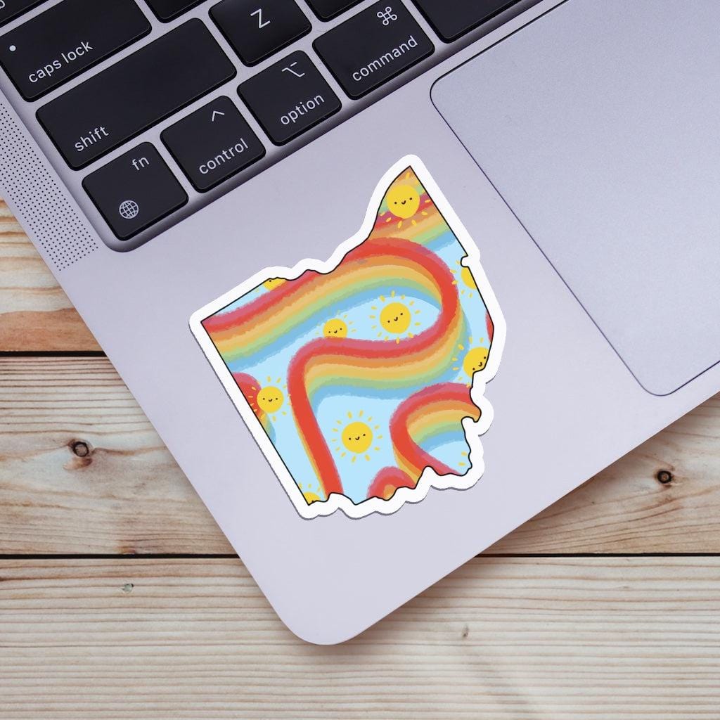  Ohio Rainbow Fun Sticker、mySite、ghnorth