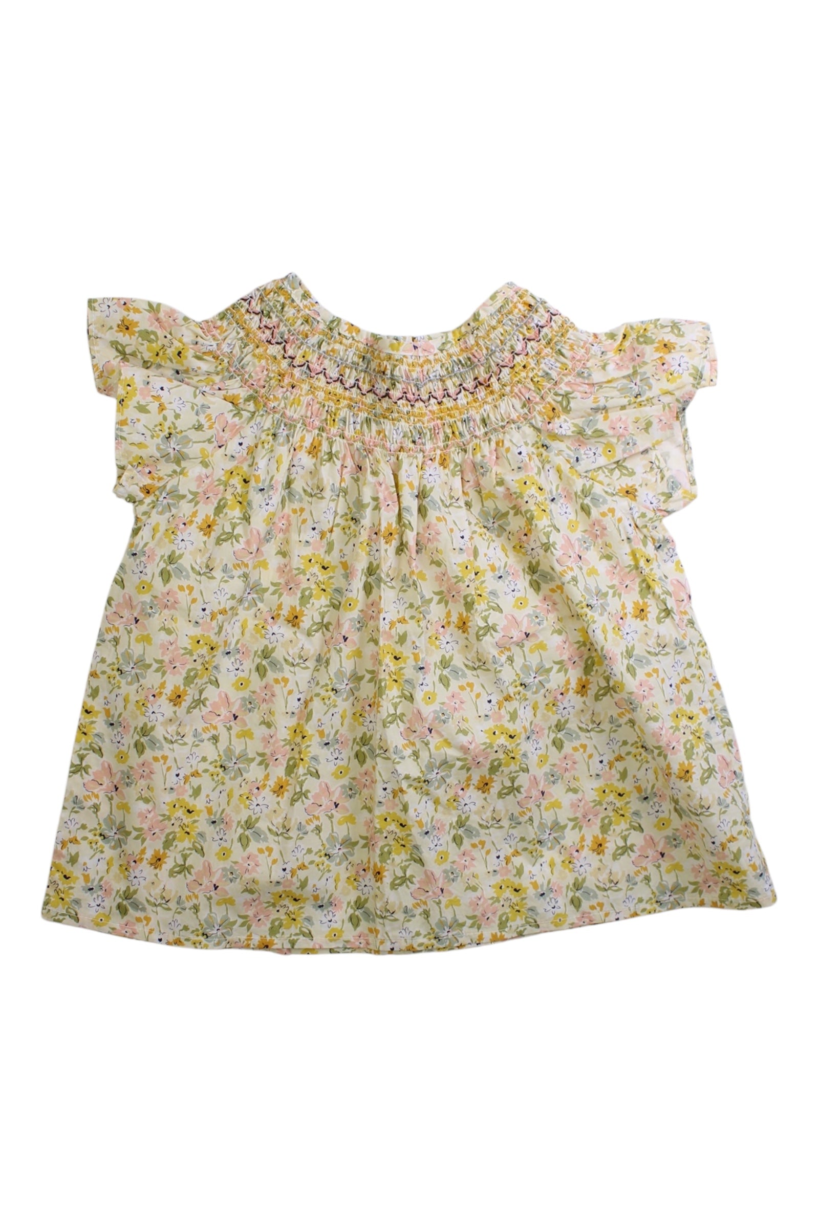Papillon Floral Smocked Dress Size 5T、mySite、g9winljtr