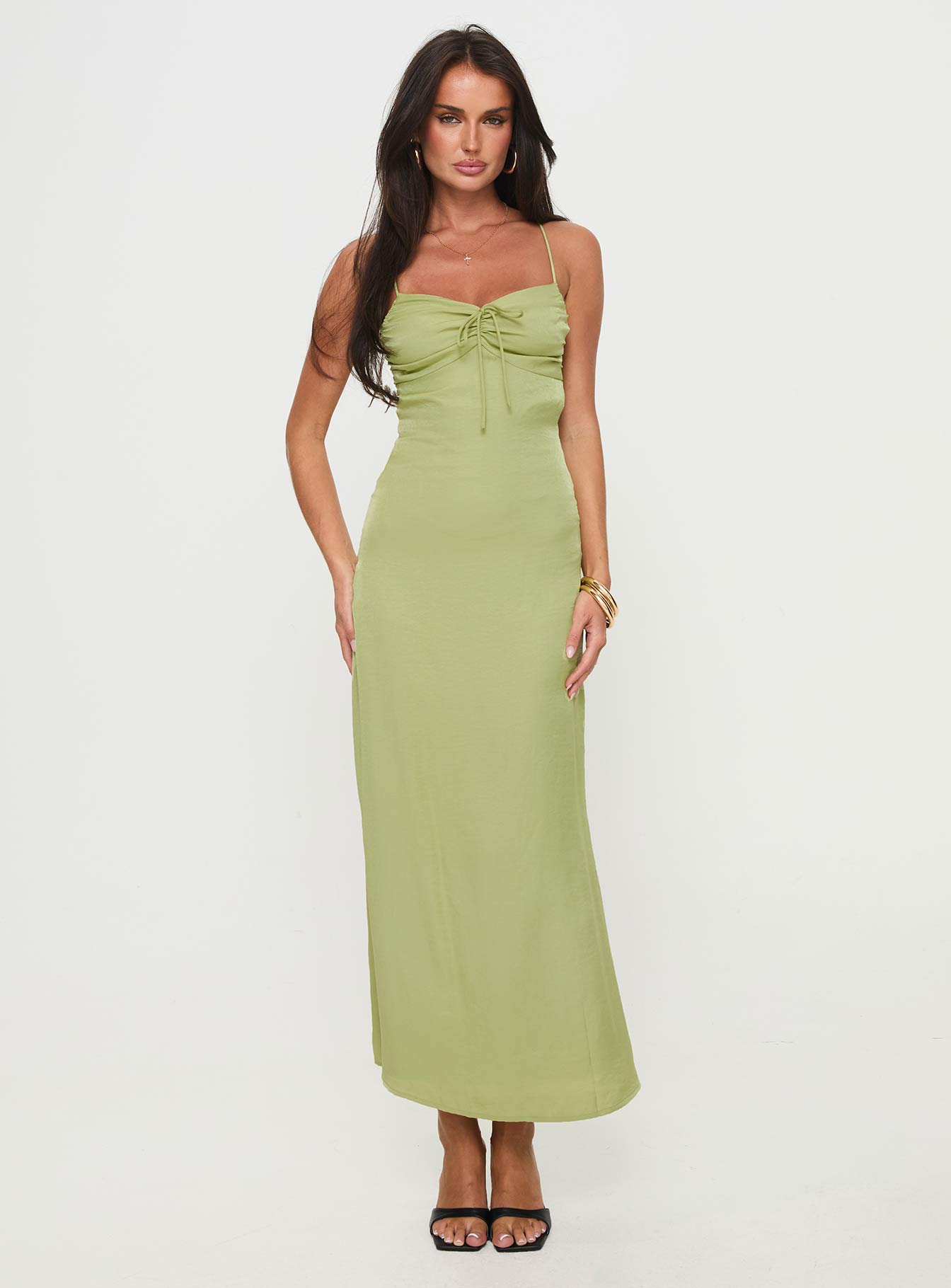 Kristyn Maxi Dress Green、mySite、solidvoid