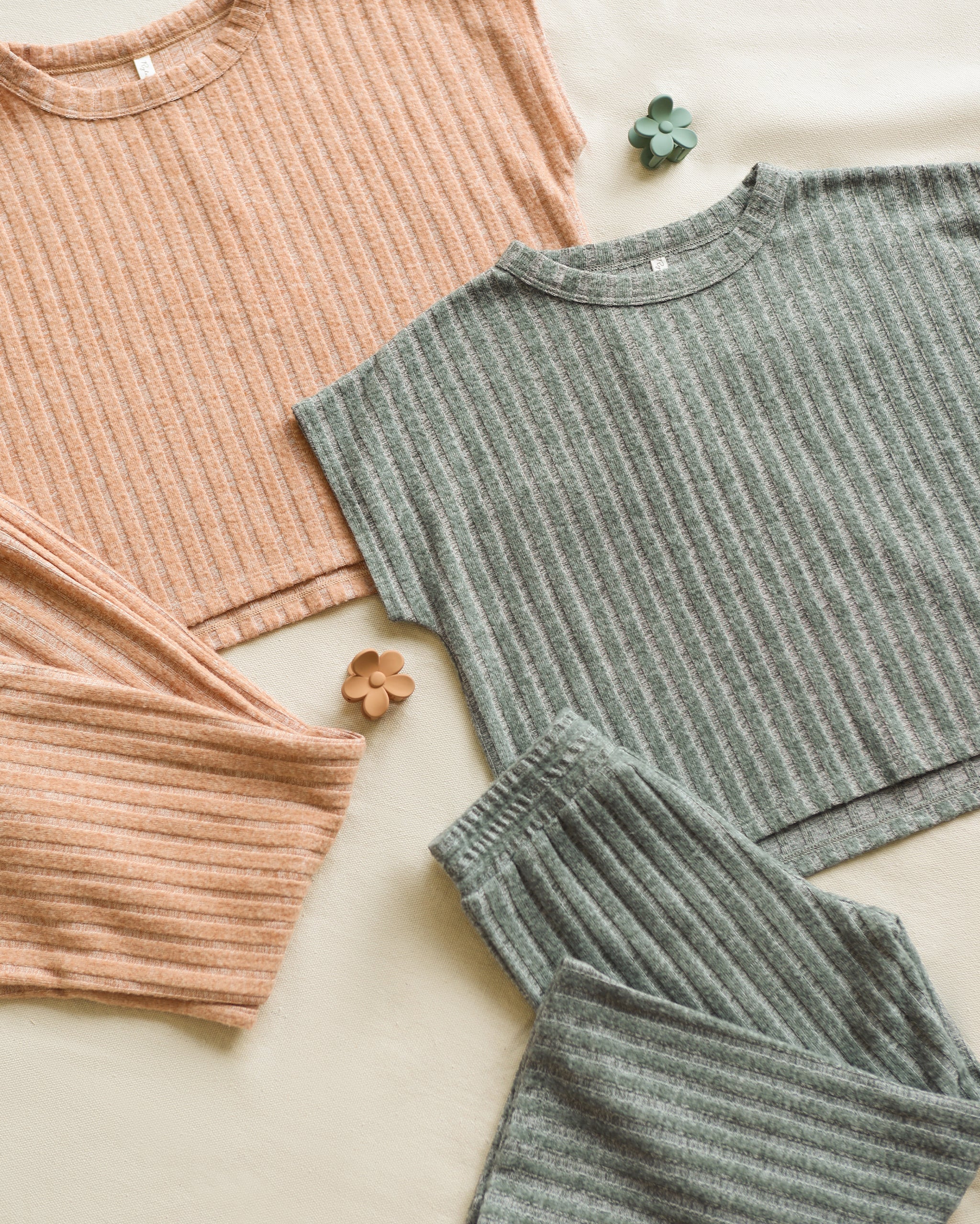  Cozy Rib Knit Set || Grapefruit、mySite、layawaytickets