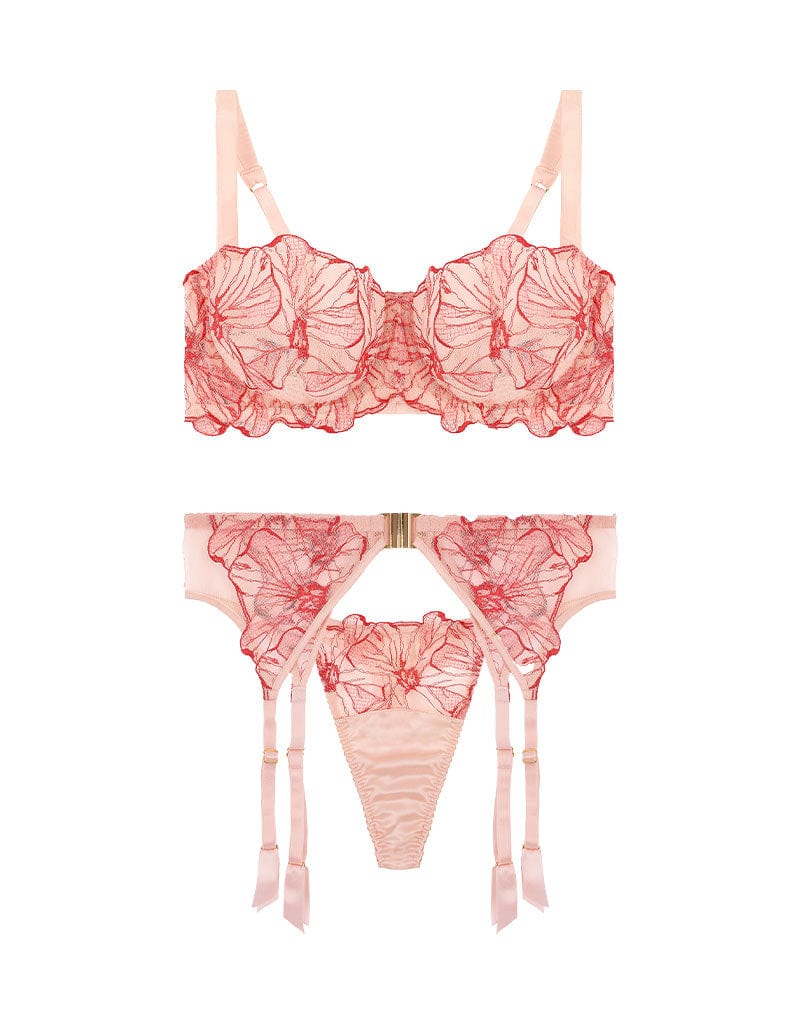  Rosa Balcony Bra, Thong & Suspender Belt、mySite、justintrudeaud
