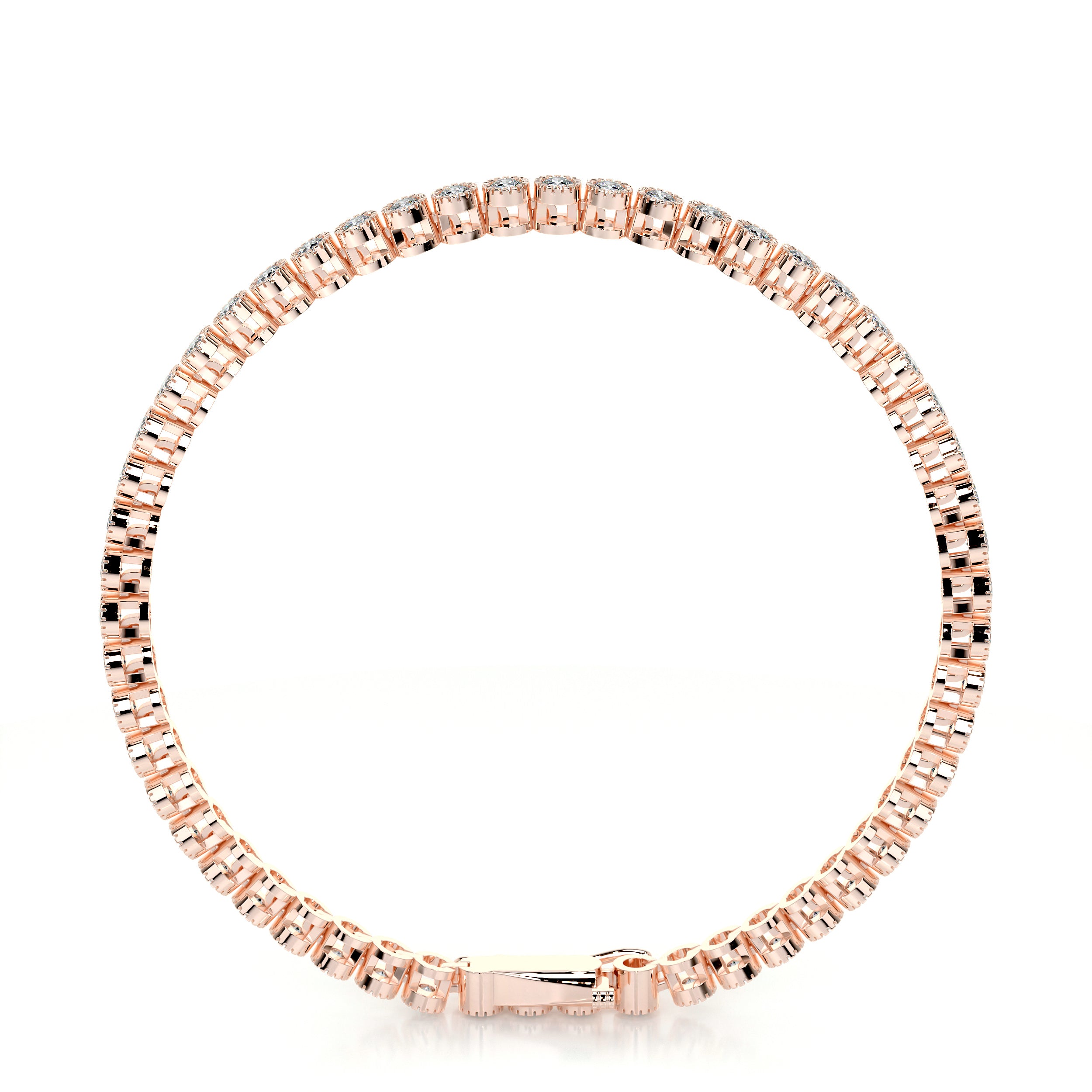 Laura Diamond Tennis Bracelet (1.50 Carat) -14K Rose Gold、mySite、hinf8tx79