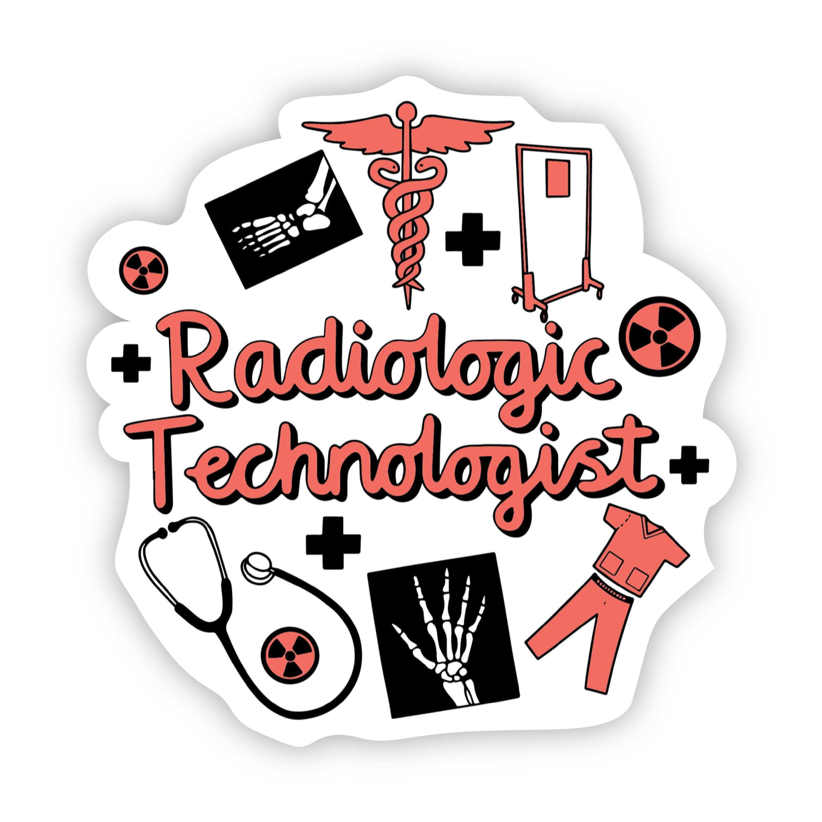  Radiologic Technologist Red Sticker、mySite、elrpsem3k