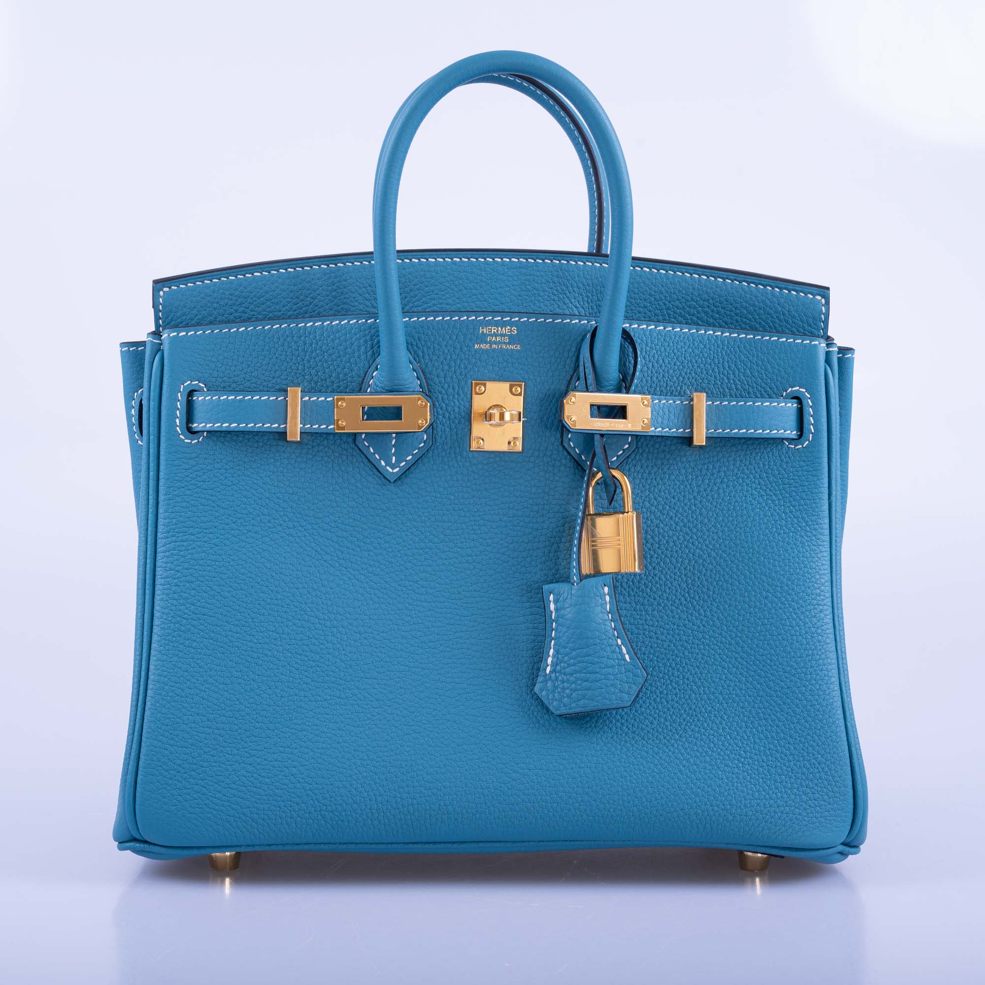 Hermès Birkin 25 Blue Jean Togo Gold Hardware、mySite、garminoutage.com