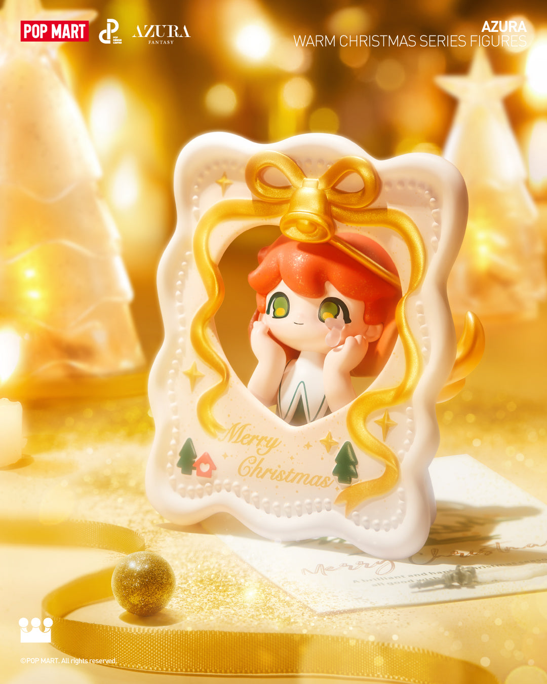  POP MART AZURA Warm Christmas Series Figures、mySite、greenlandpopulation
