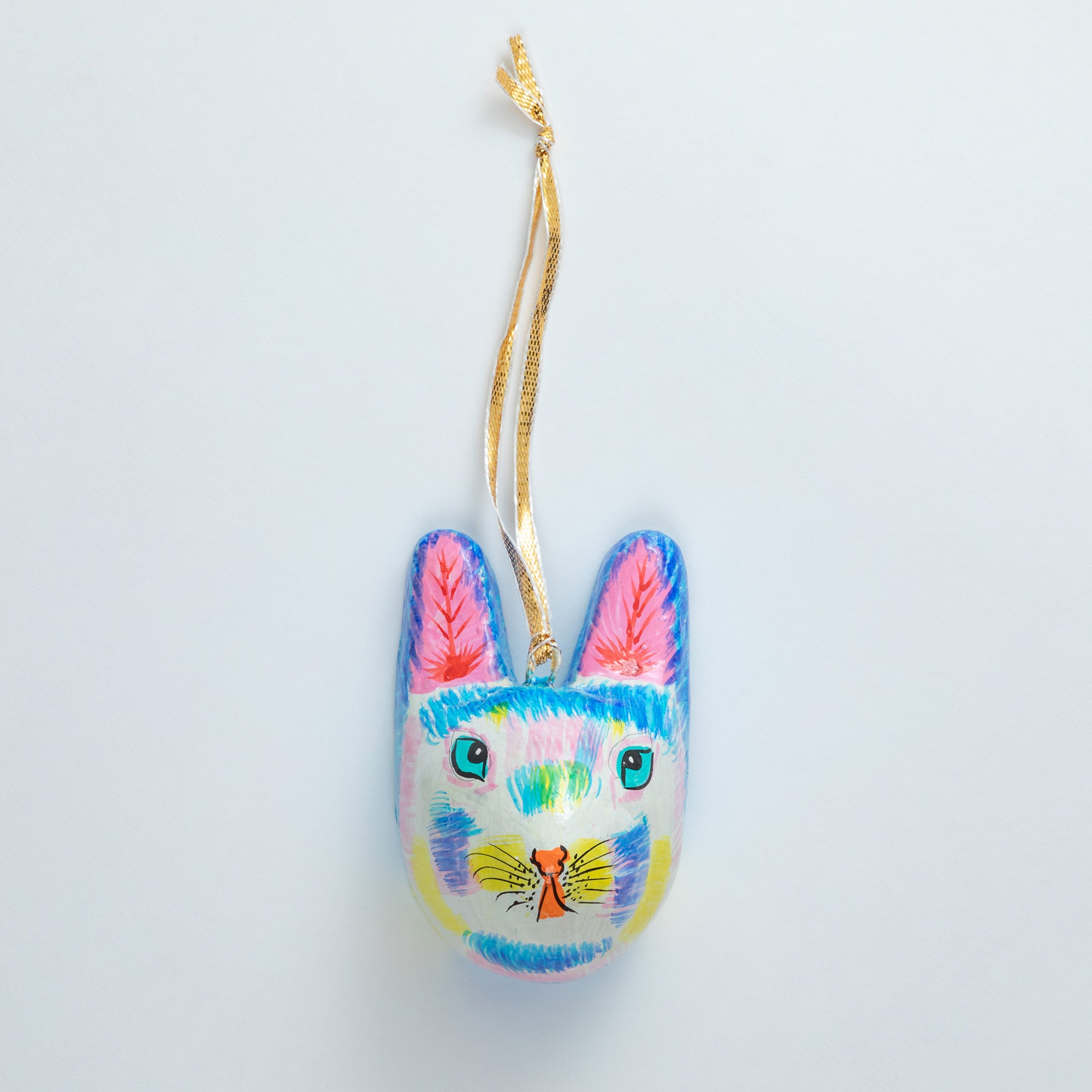 Hand Painted Cat Ornament、mySite、camillekostekn