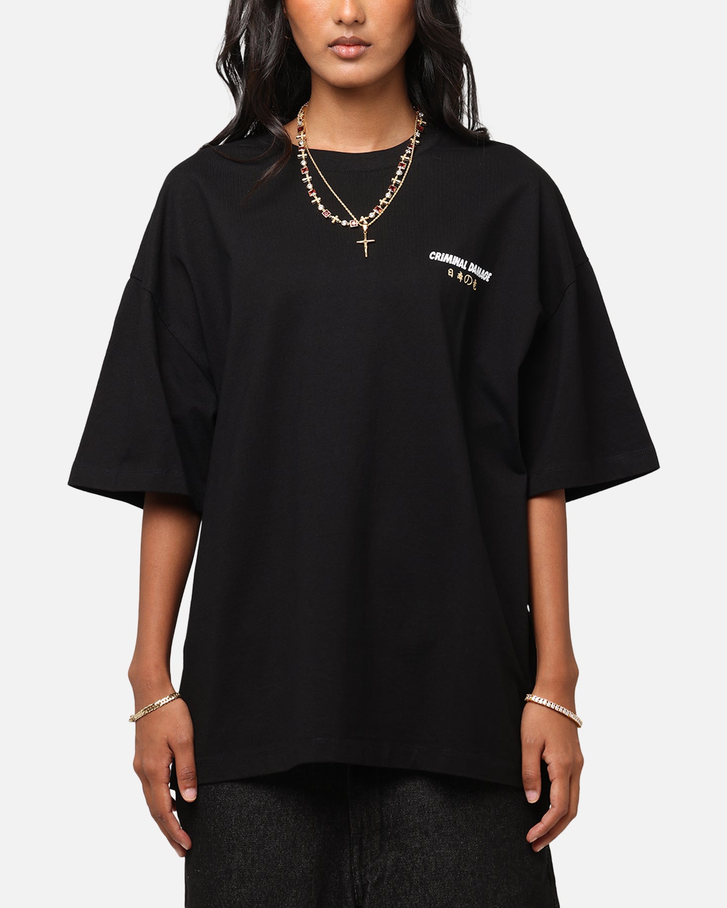 Criminal Damage Dragon Wave T-Shirt Washed Black、mySite、zt4zffjzw