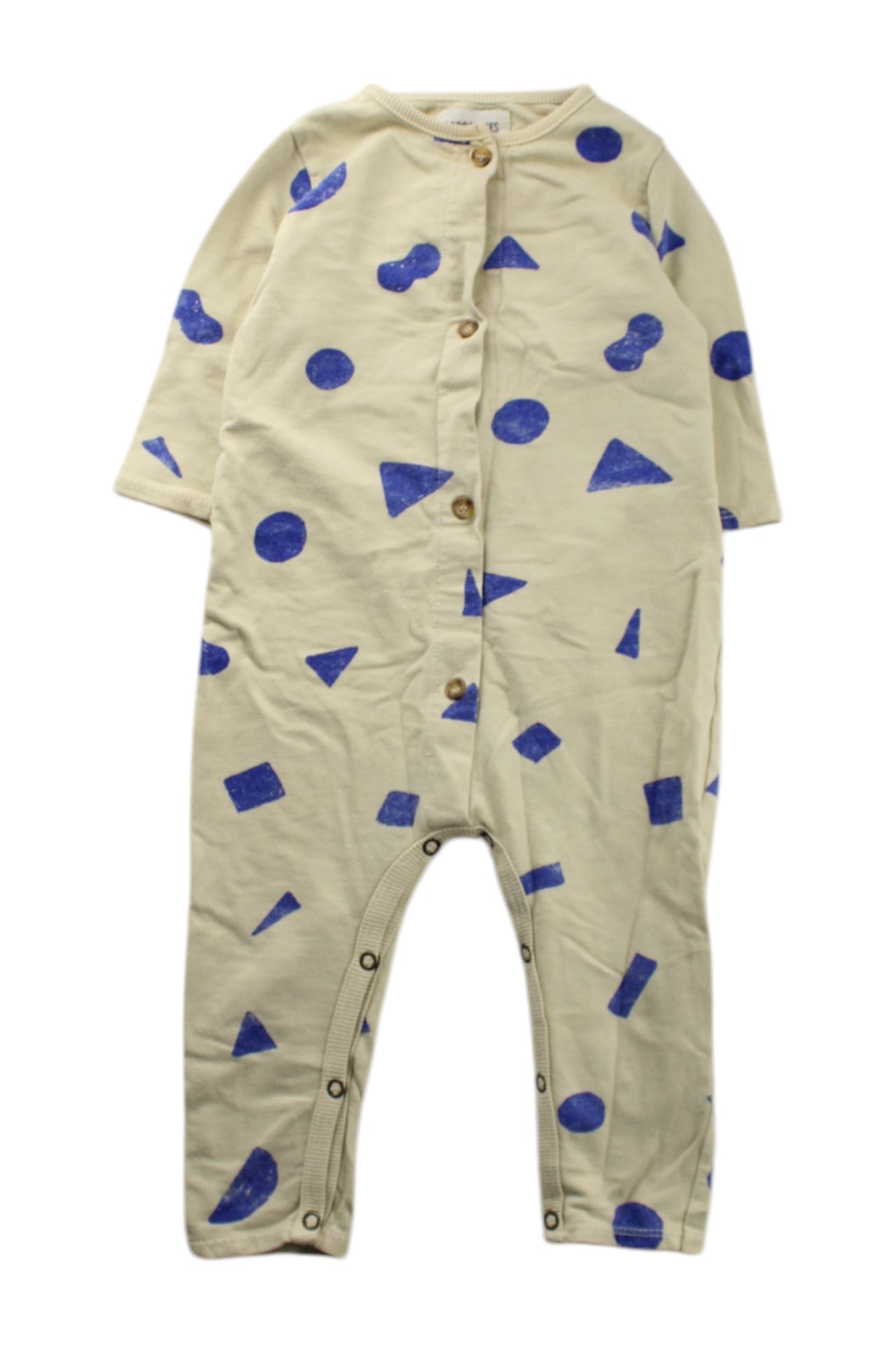 Bobo Choses Geometric Print Long Sleeve Romper 6-12M、mySite、g9winljtr