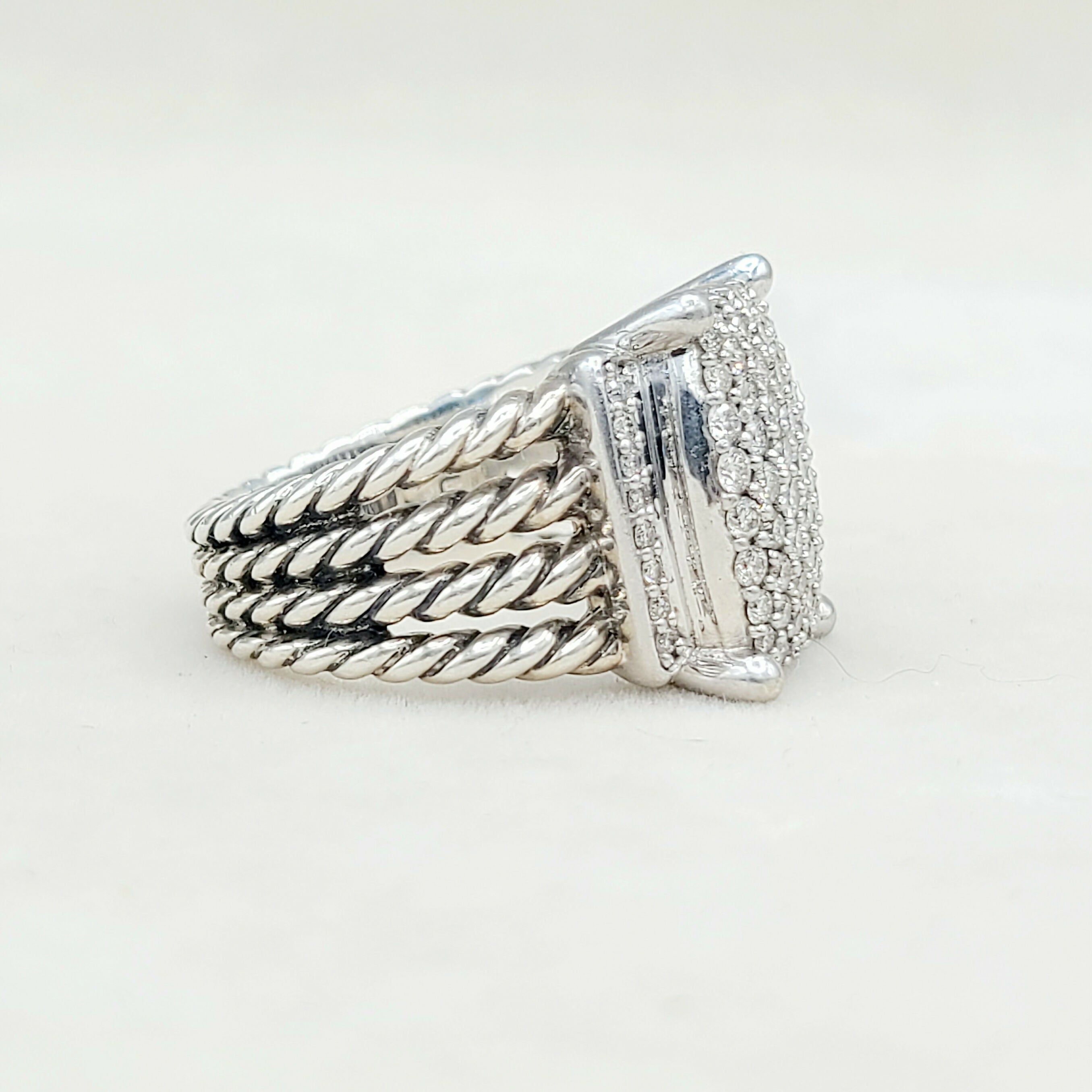 David Yurman Wheaton Ring 16x12 Pav茅 Diamonds、mySite、hinf8tx79