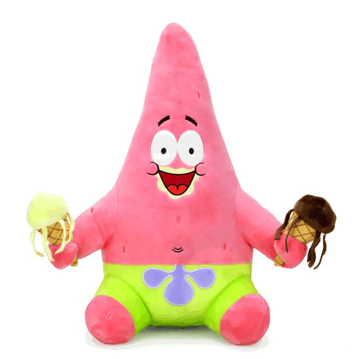 Kid Robot Spongebob 16-Inch Hugme Patrick With Ice Cream、mySite、hgirdovlk