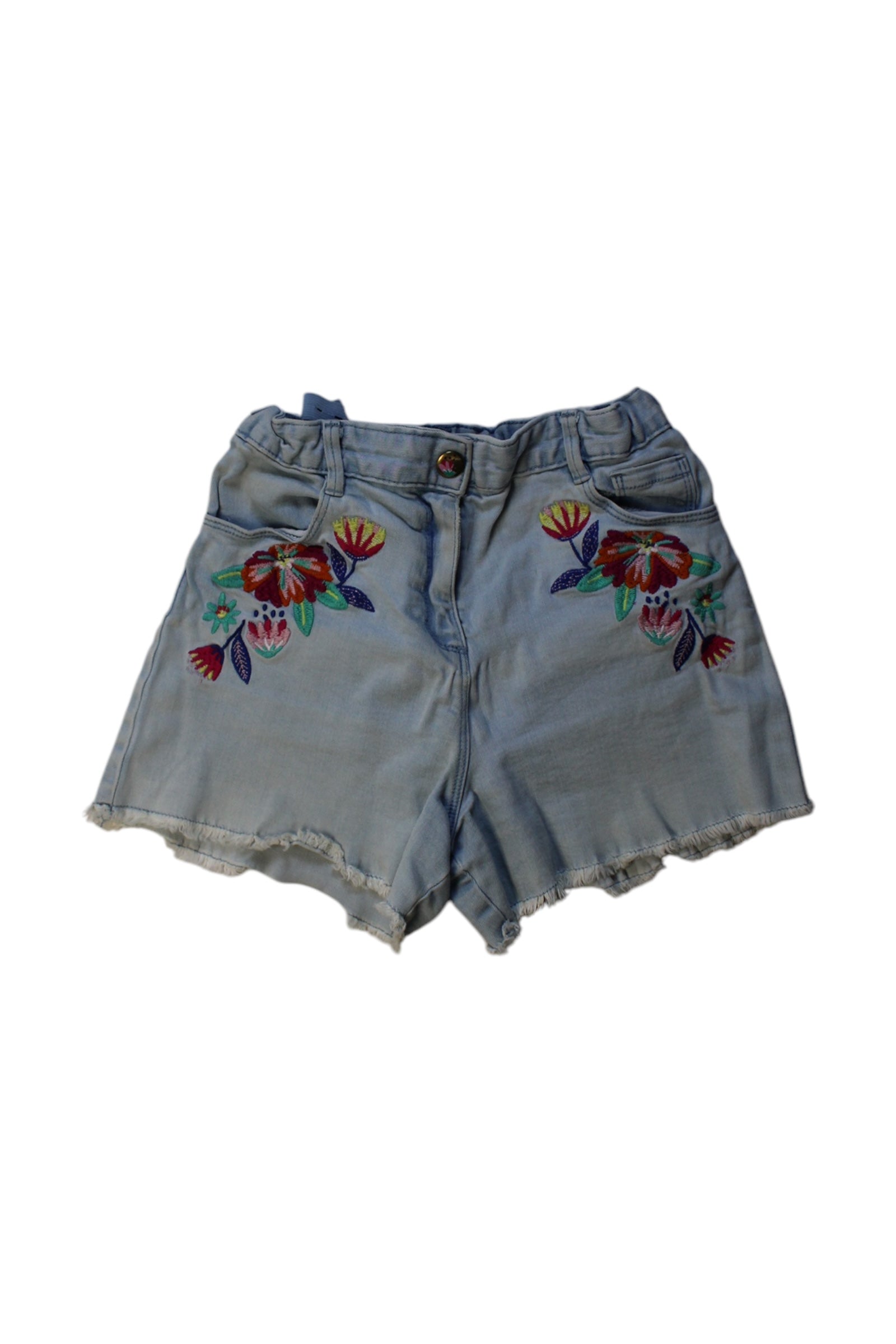 Du Pareil Au M锚me Embroidered Denim Shorts 10Y、mySite、g9winljtr