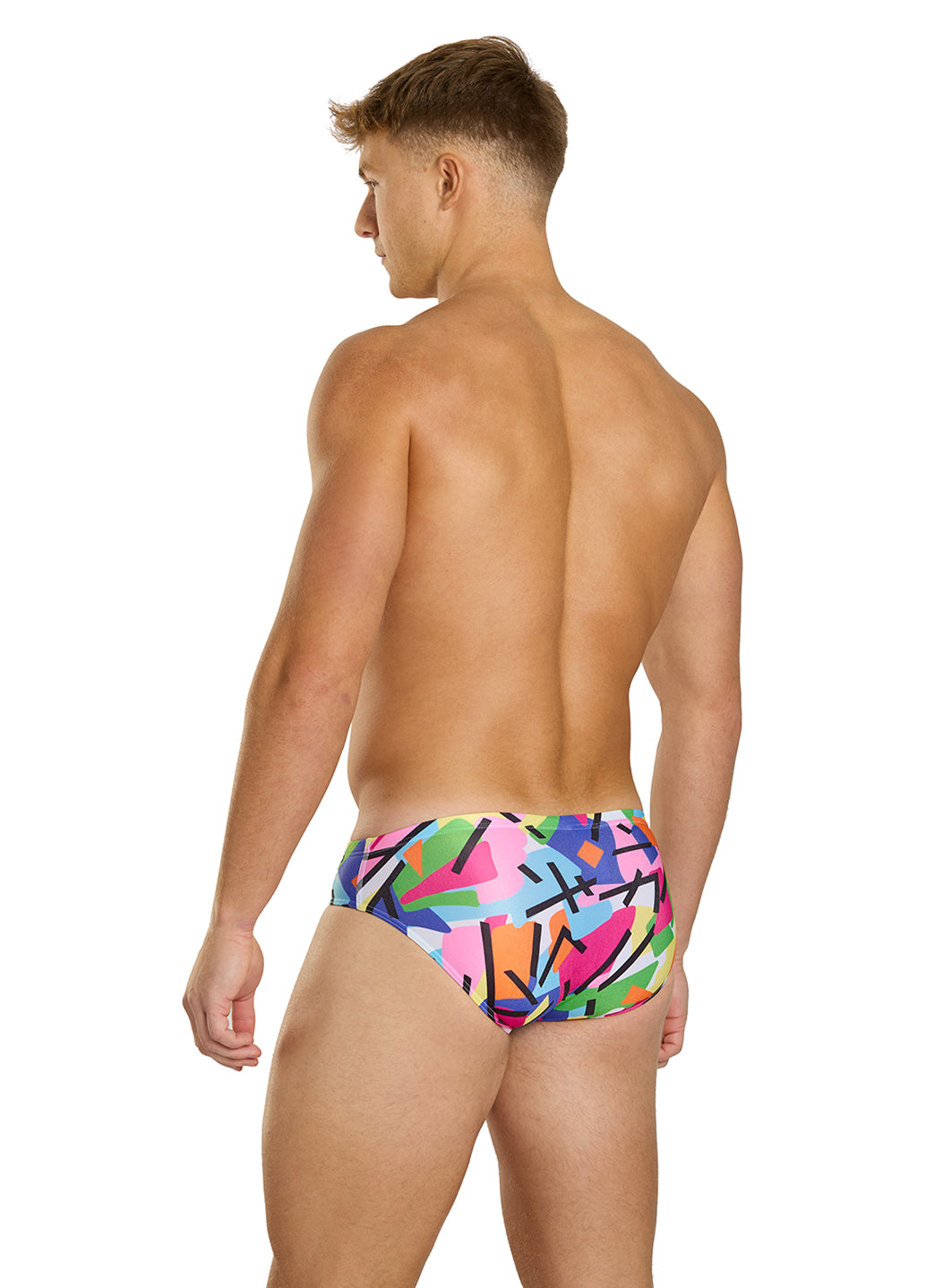 Sporti HydroLast Electric Pop Brief Swimsuit (26-40)、mySite、noshort