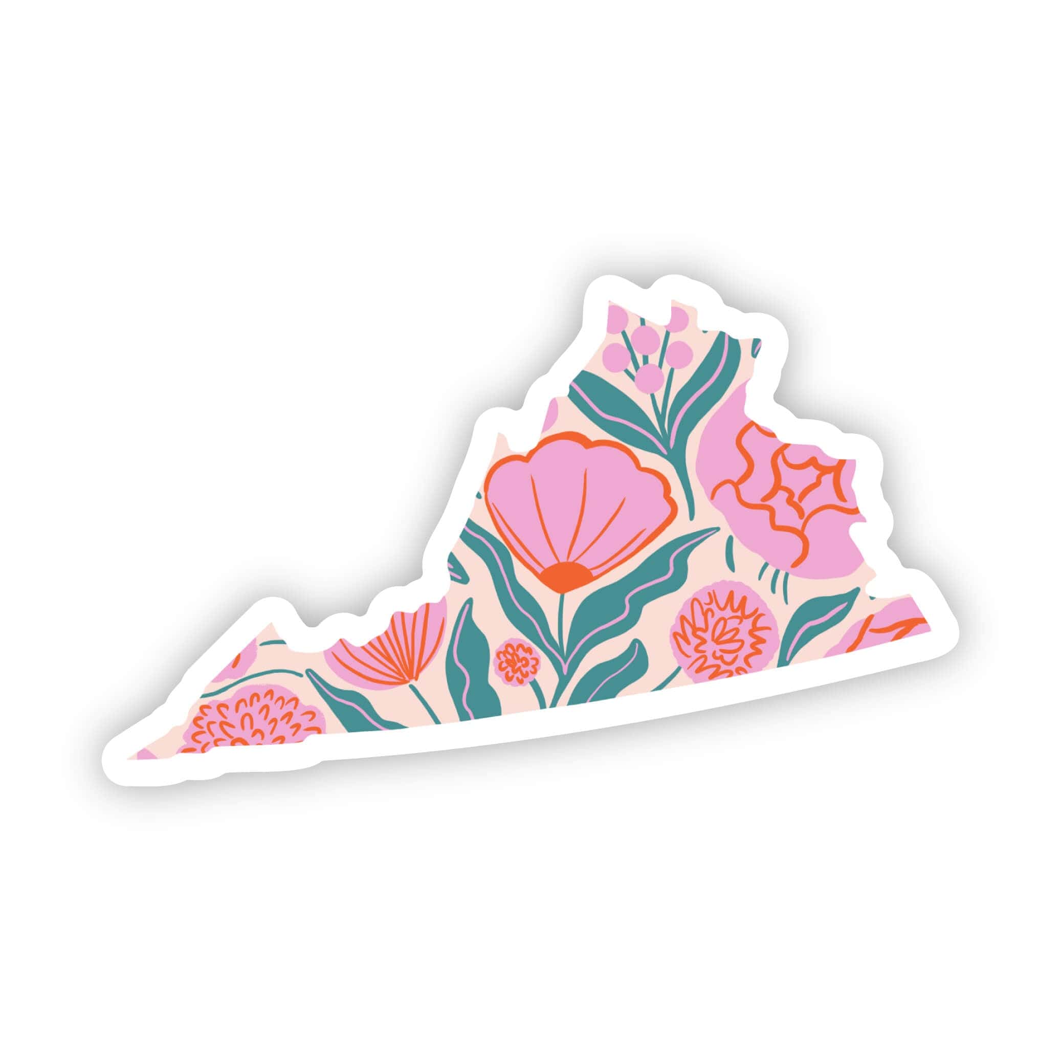  Virginia Sticker - Elegant Floral、mySite、elrpsem3k