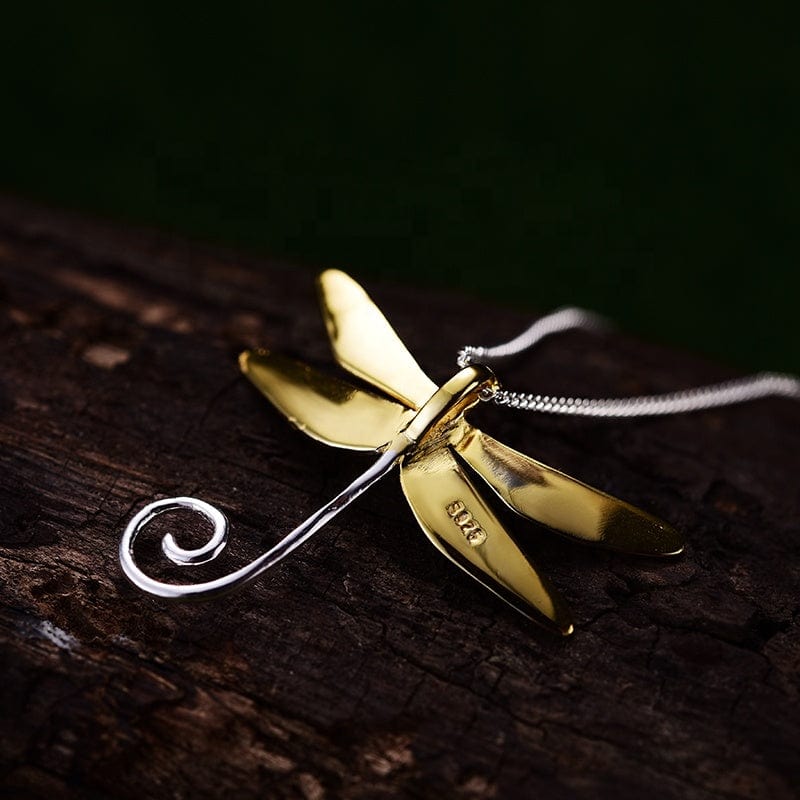 Dainty Dragonfly Sterling Silver Jewelry Earrings and Necklace Handmade Works of Art!、mySite、g9winljtr