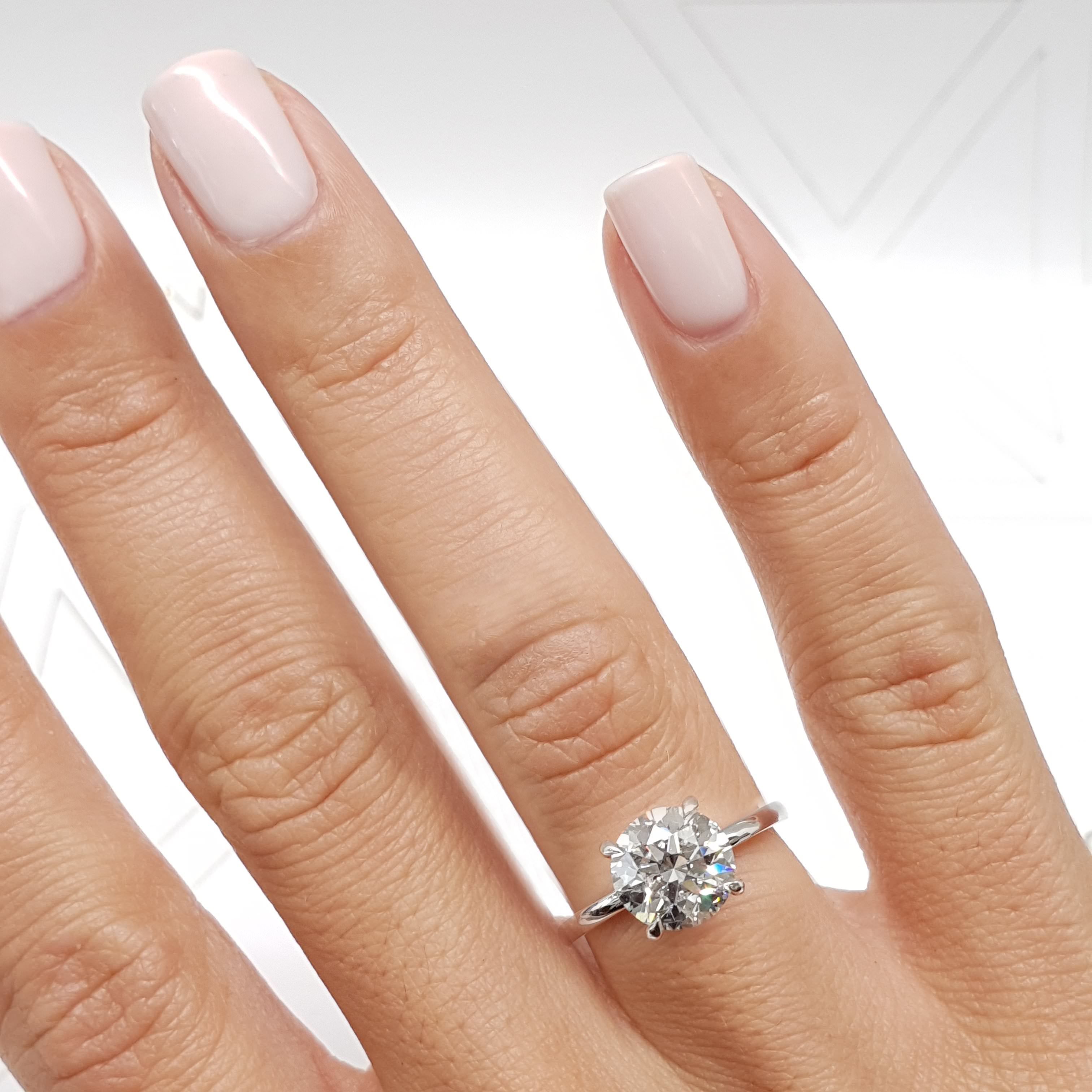 Cynthia Lab Grown Diamond Ring -Platinum、mySite、hinf8tx79