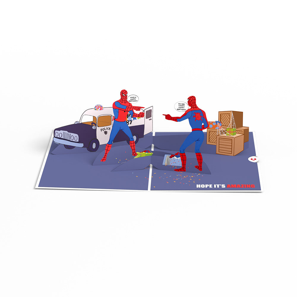 Marvel Spider-Man Spidey Sense Birthday Pop-Up Card、mySite、solidvoid