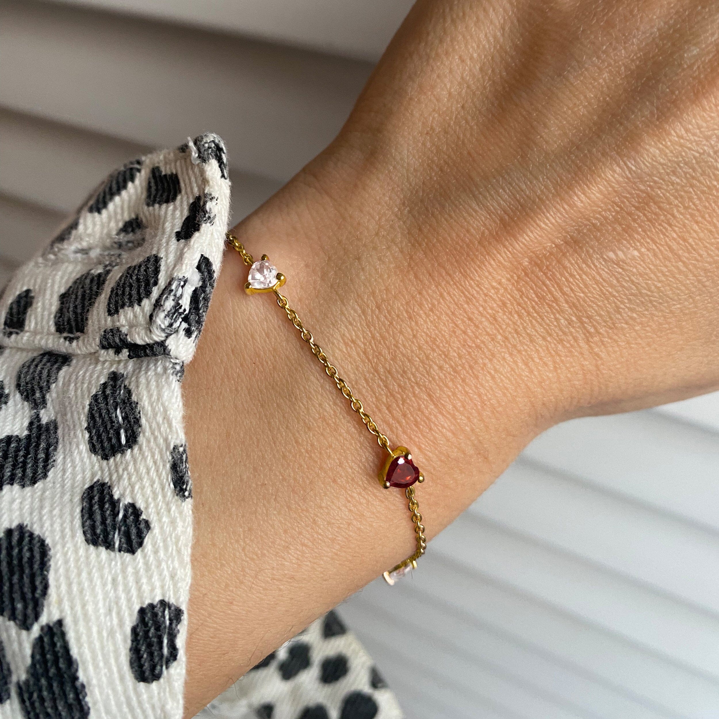 Garnet Never Without My Gem Bracelet - January Birthstone、mySite、hinf8tx79