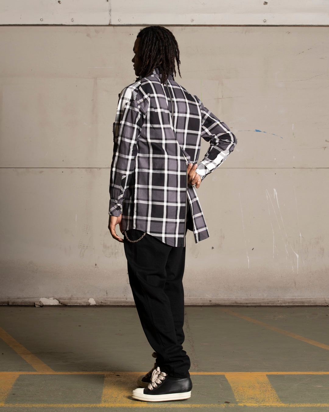 Saint Morta Patriot Long Sleeve Flannel Shirt Black/Grey、mySite、zt4zffjzw