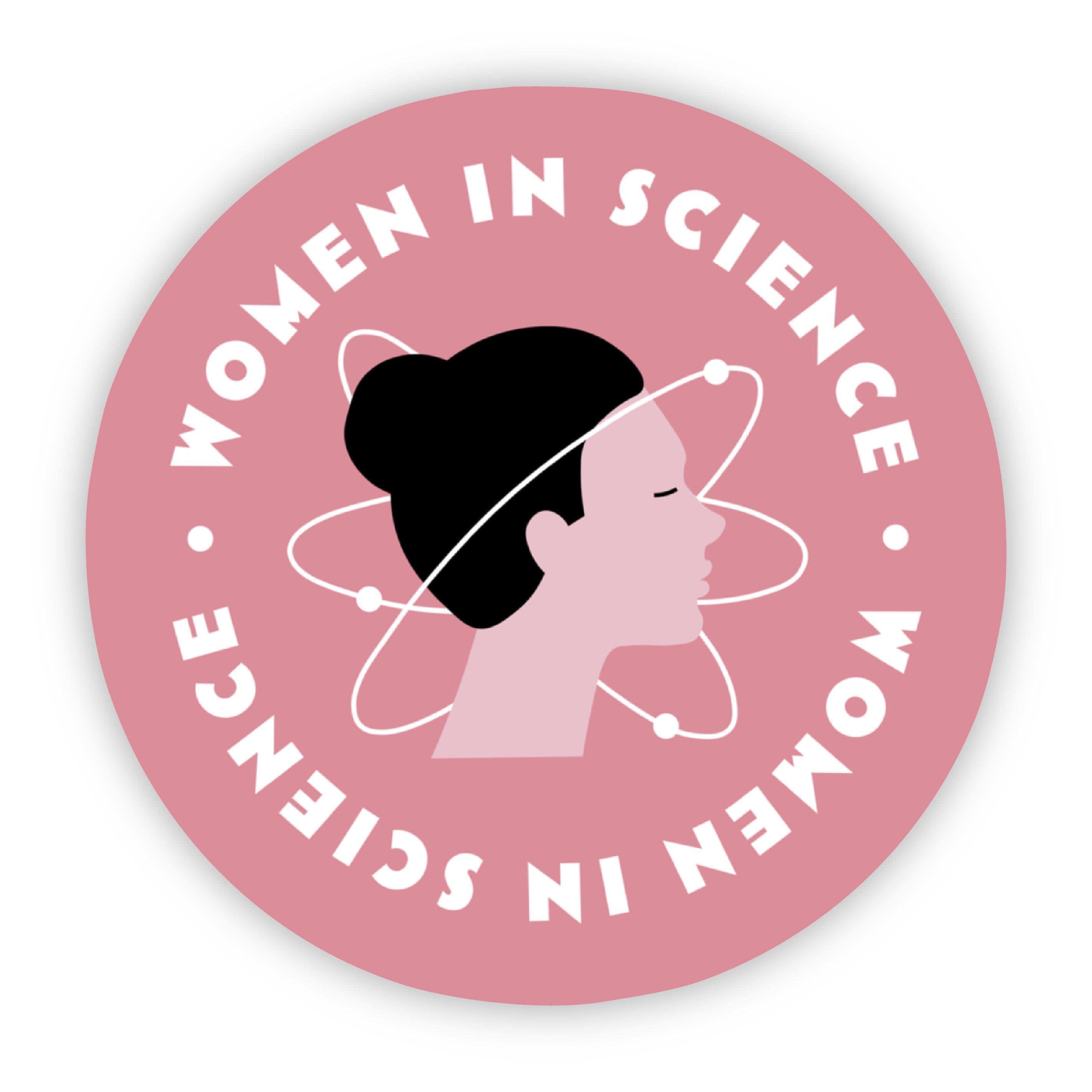  Women in Science Pink Sticker、mySite、elrpsem3k