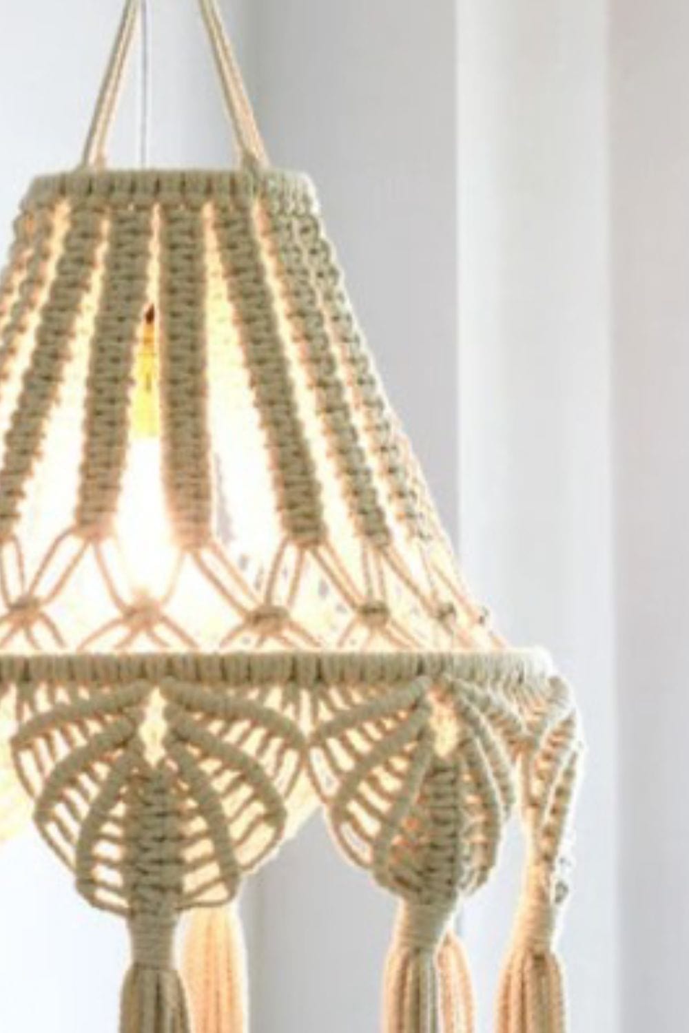 Macrame Hanging Lampshade、mySite、g9winljtr