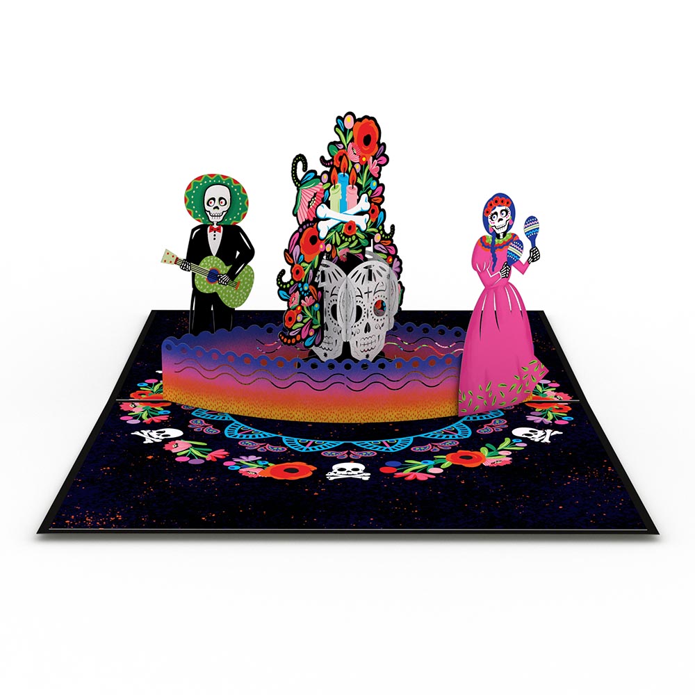 Día de Muertos Pop-Up Card、mySite、solidvoid
