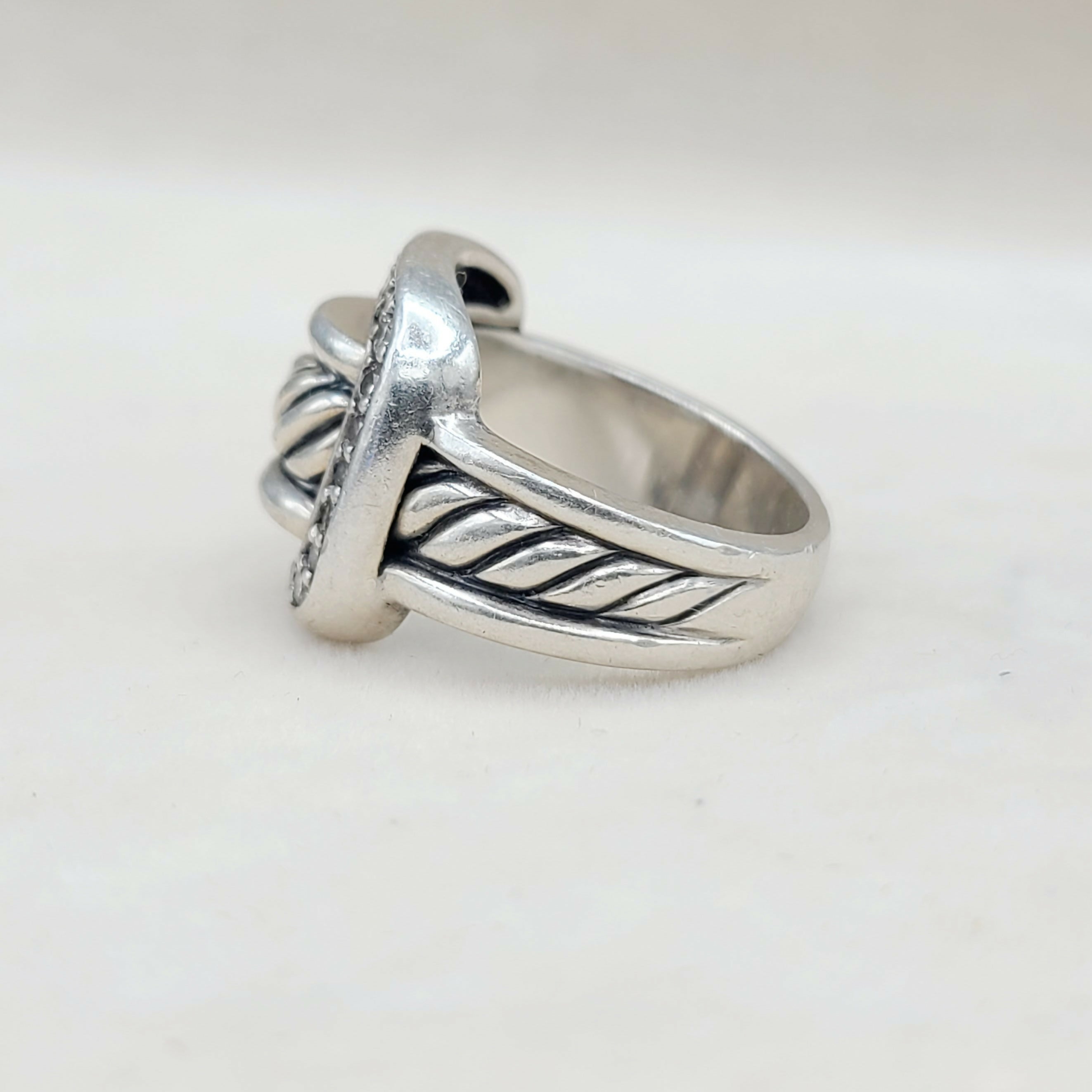 David Yurman Buckle Ring Large with Diamonds、mySite、hinf8tx79