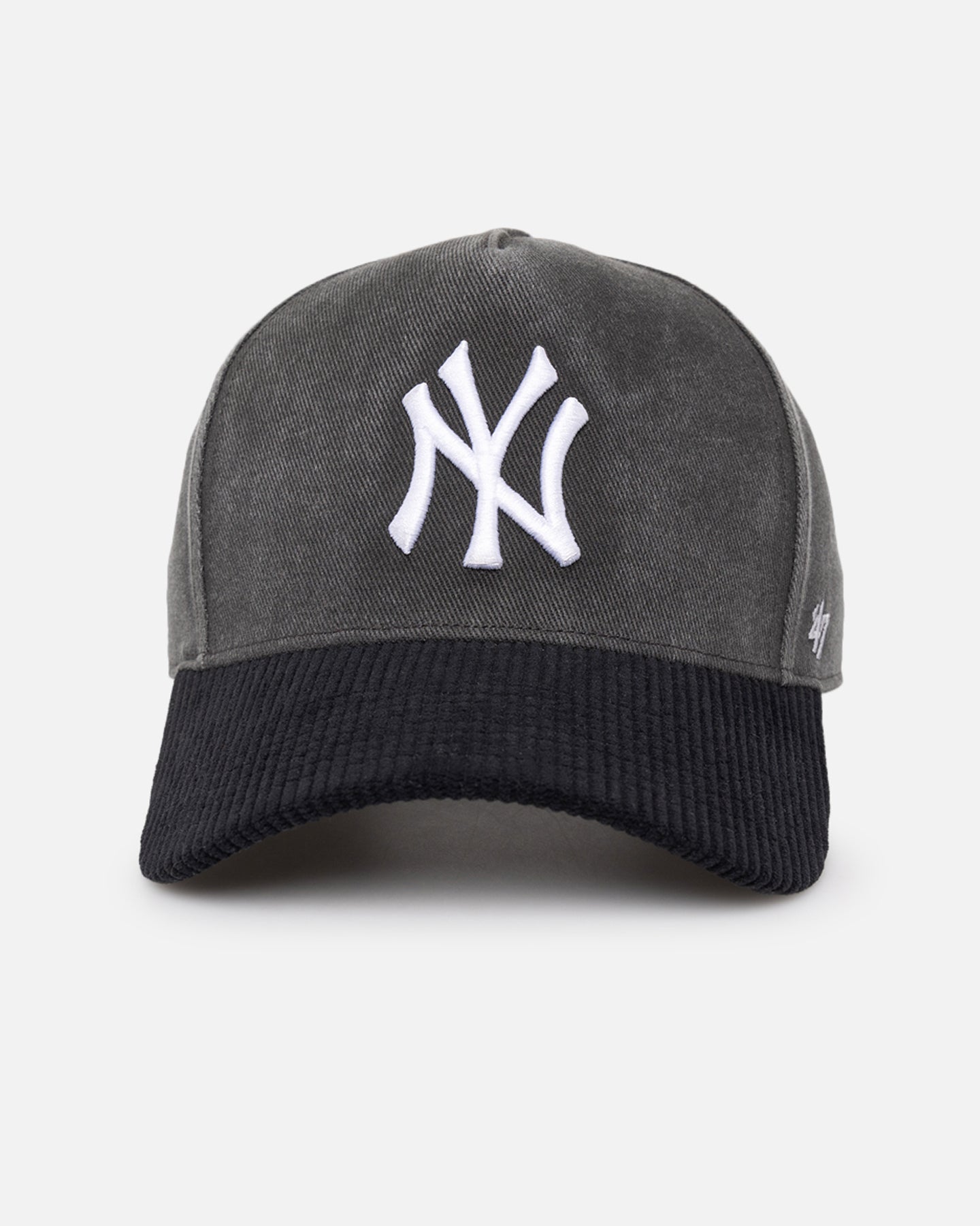 47 Brand New York Yankees 'Apollo Corduroy' Offside DT Snapback Black、mySite、zt4zffjzw