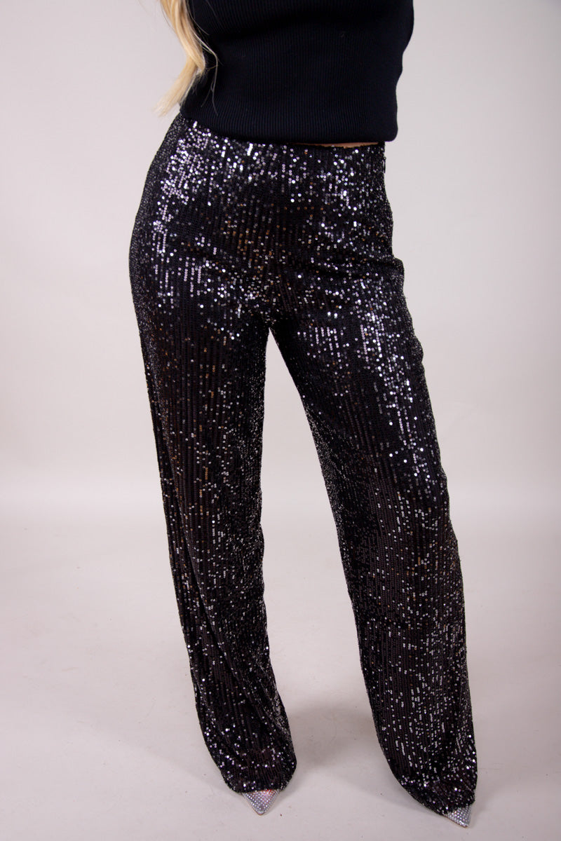 Friday Nights High Waisted Sequin Pants、mySite、hinf8tx79