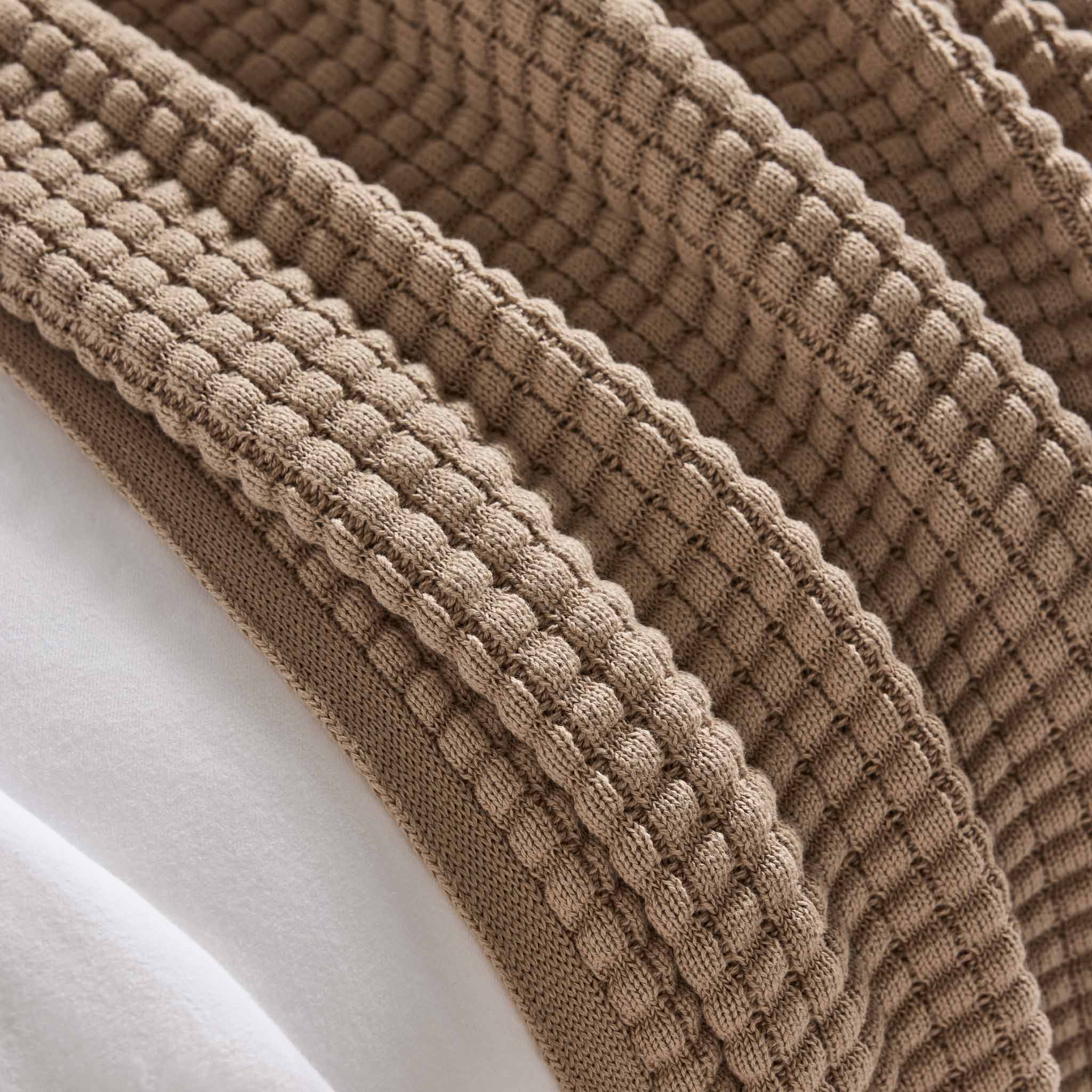  Grid Knit Cotton Throw Blanket - Last Call、mySite、sugarbowlscore