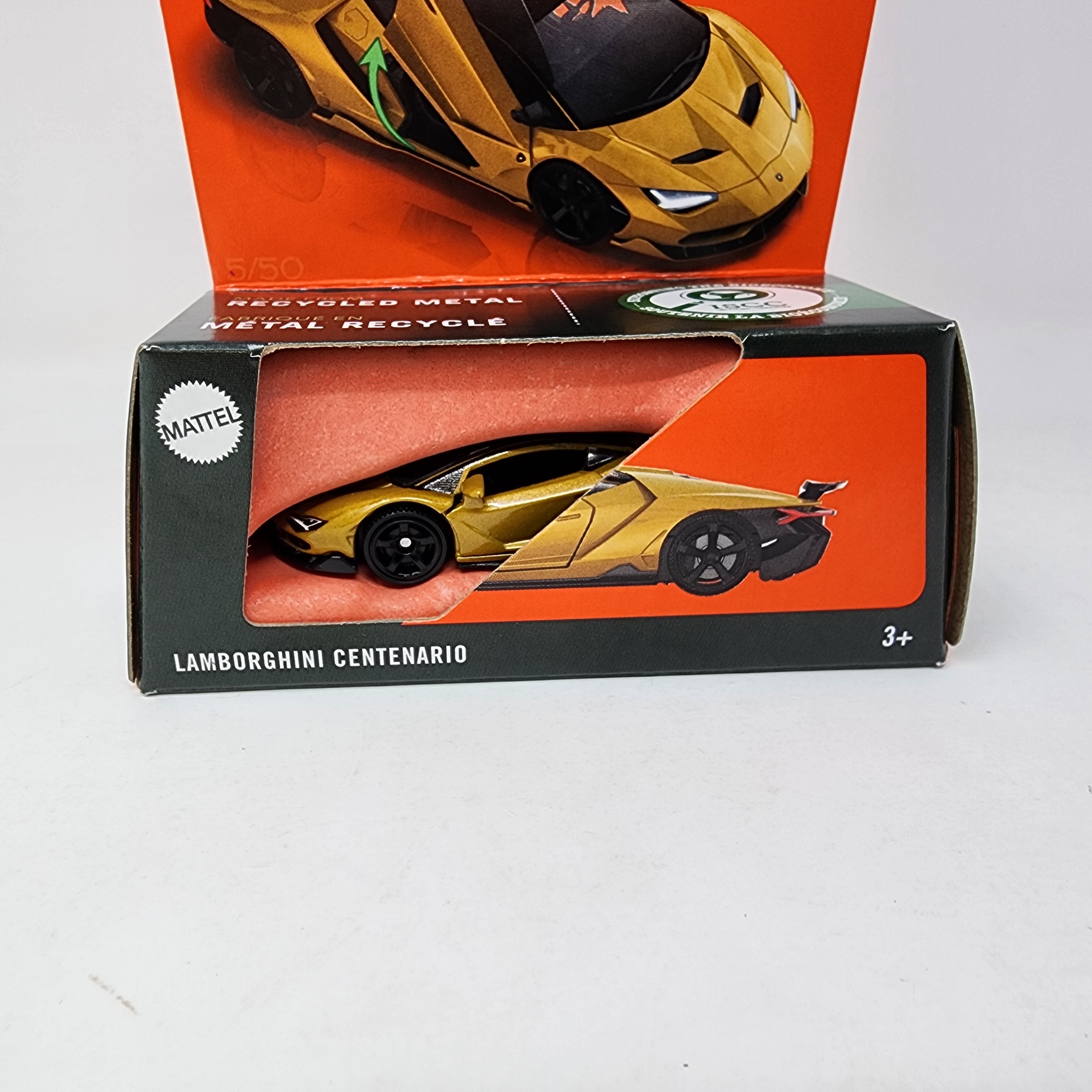 Lamborghini Centenario * Gold * 2025 Matchbox Moving Parts Case E、mySite、hgirdovlk