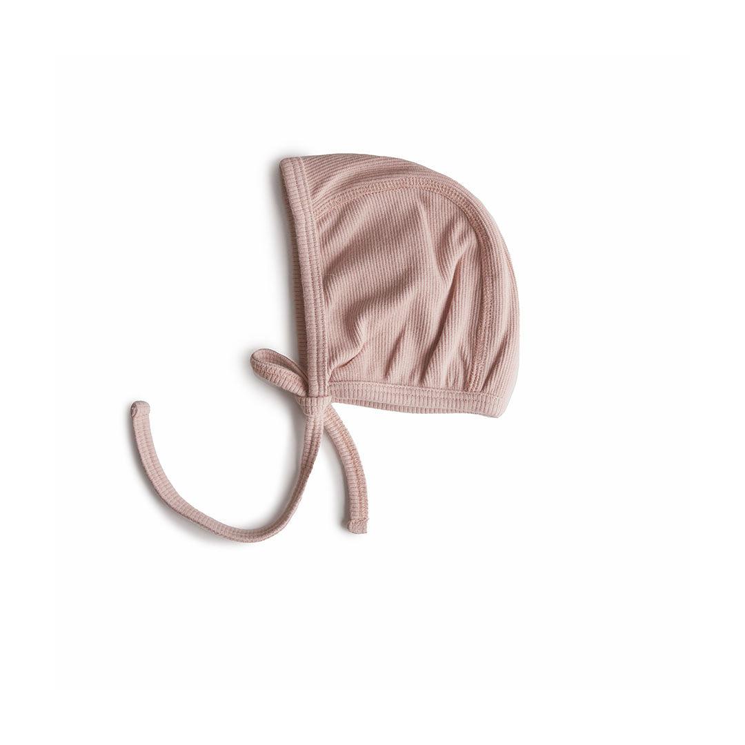  Mushie Ribbed Baby Bonnet - Blush、mySite、merchandisen