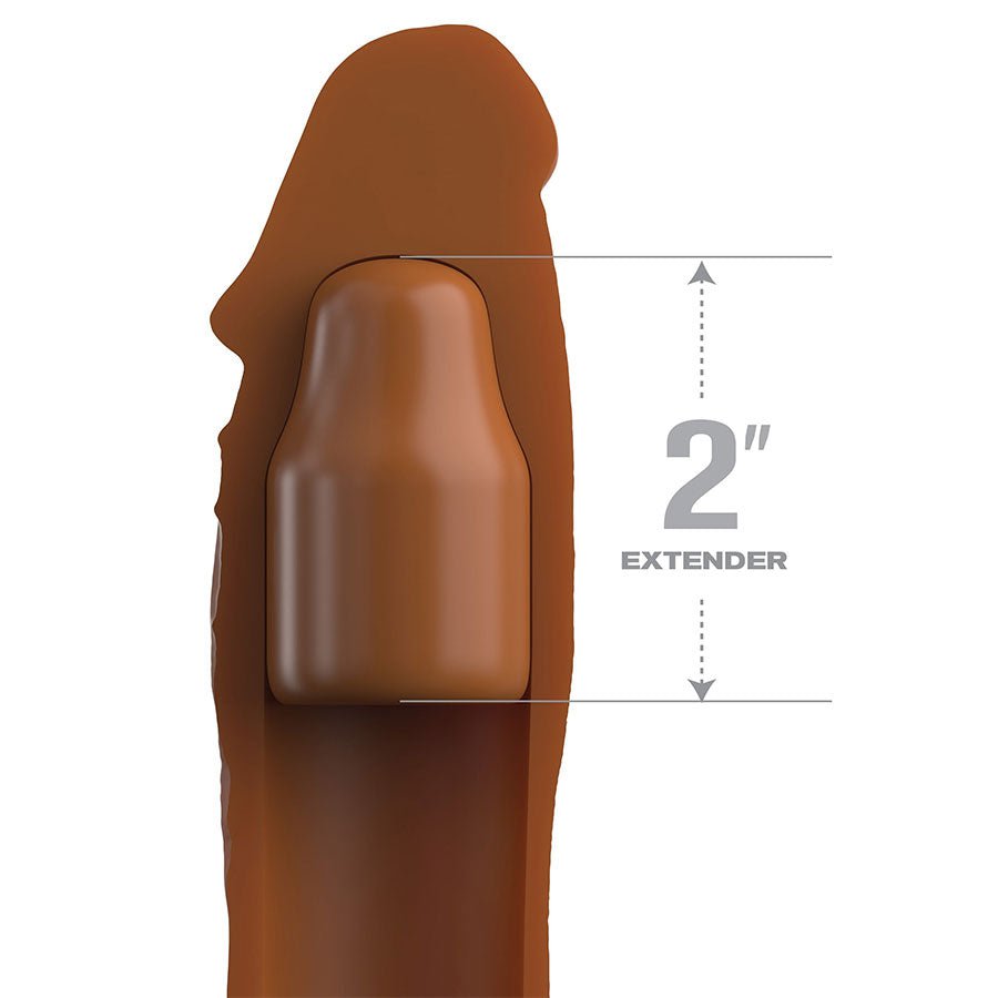 8 Inch Realistic X-Tension Silicone Penis Sleeve、mySite、bottomscart