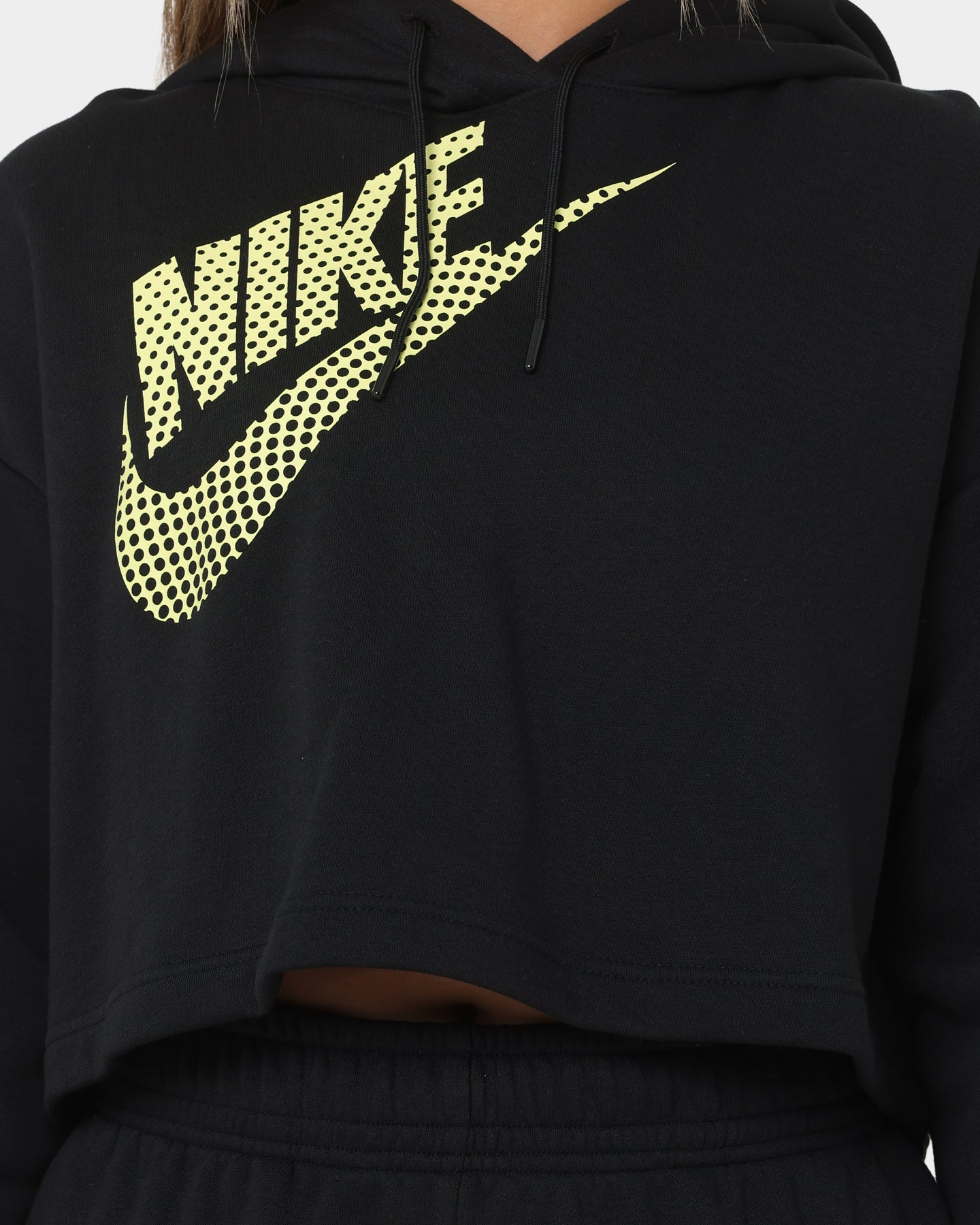 Nike Women's Nike Sportswear Cropped Fleece Dance Hoodie Black、mySite、zt4zffjzw