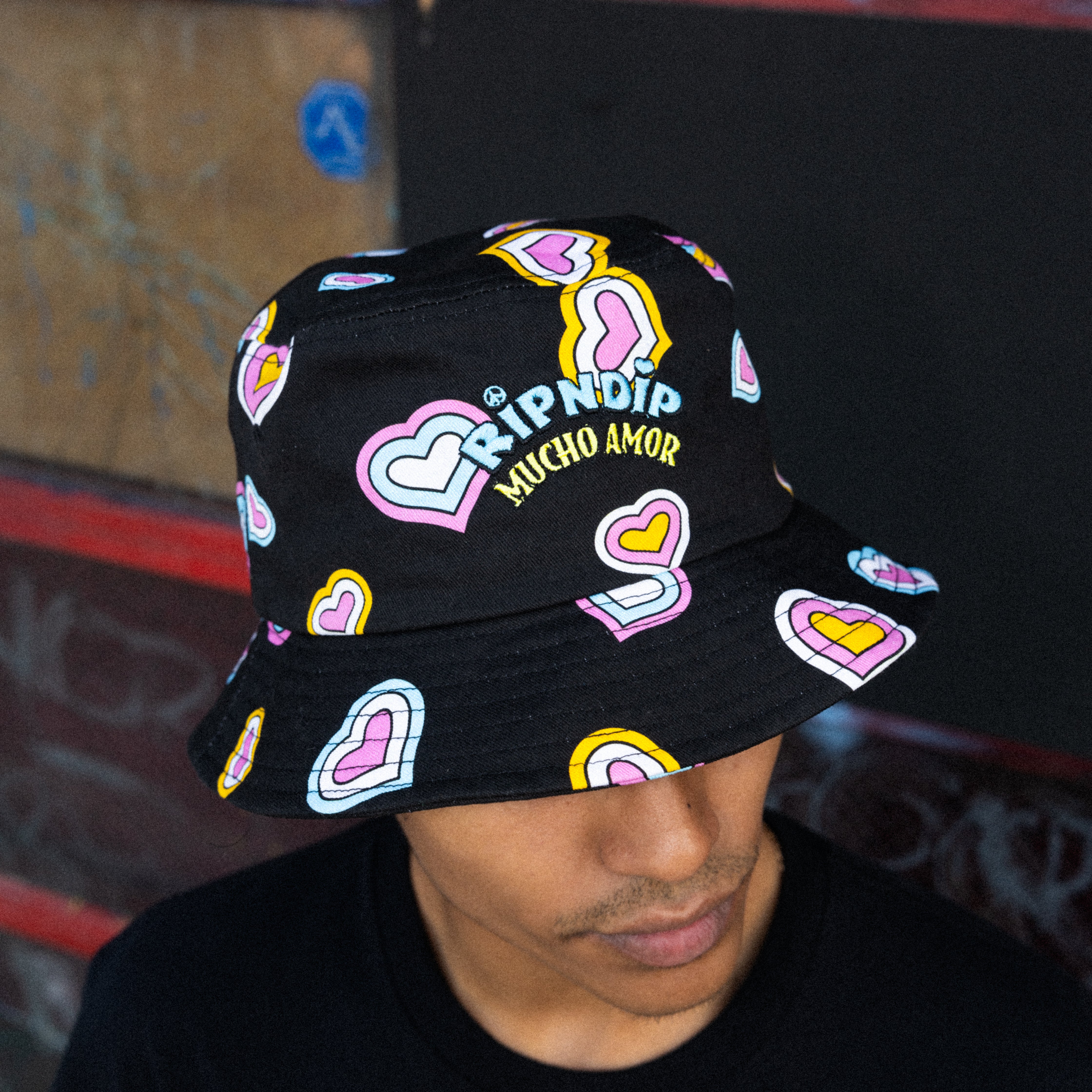  RIPNDIP Mucho Bucket Hat (Black)、mySite、merchandisen
