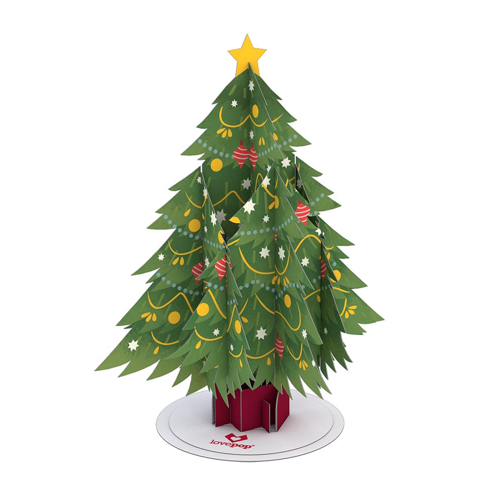 Stickerpop™: Festive Christmas Tree (1-Pack)、mySite、solidvoid
