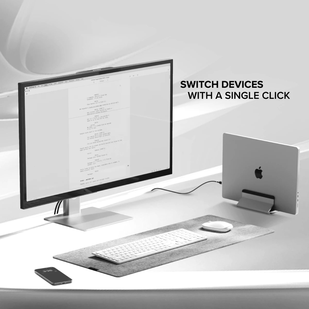 Echelon USB-C Rechargeable Wireless Keyboard for macOS、mySite、fannypackpong