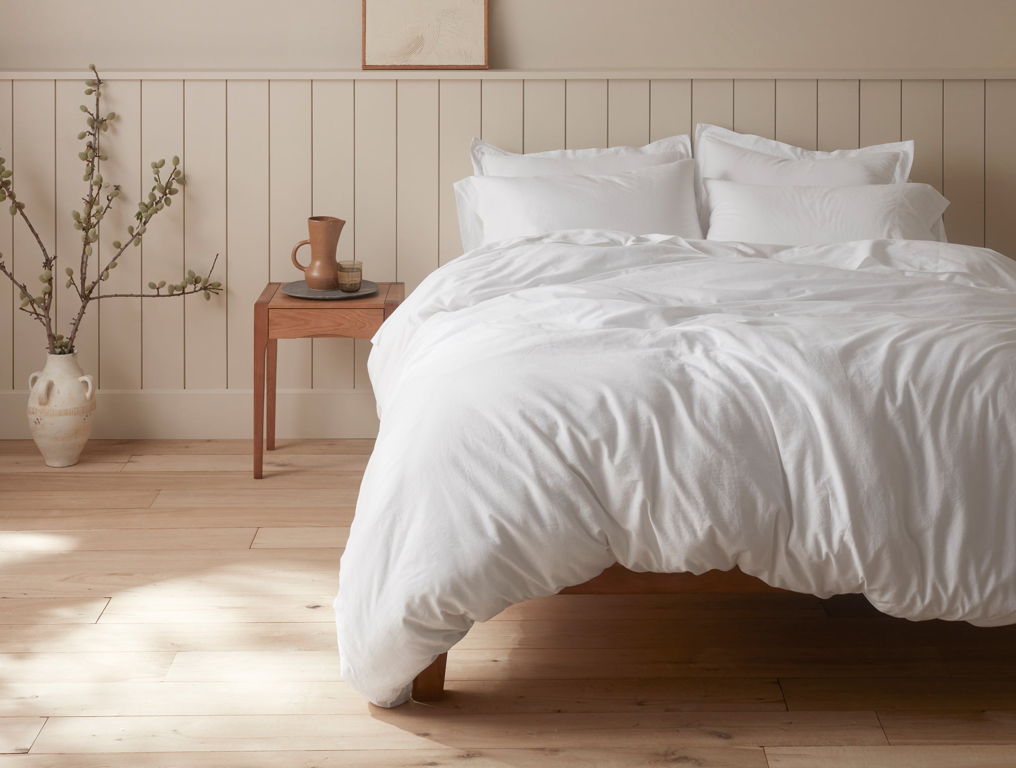 Cloud Soft Organic Sateen Minimalist Bed Bundle、mySite、sugarbowlscore