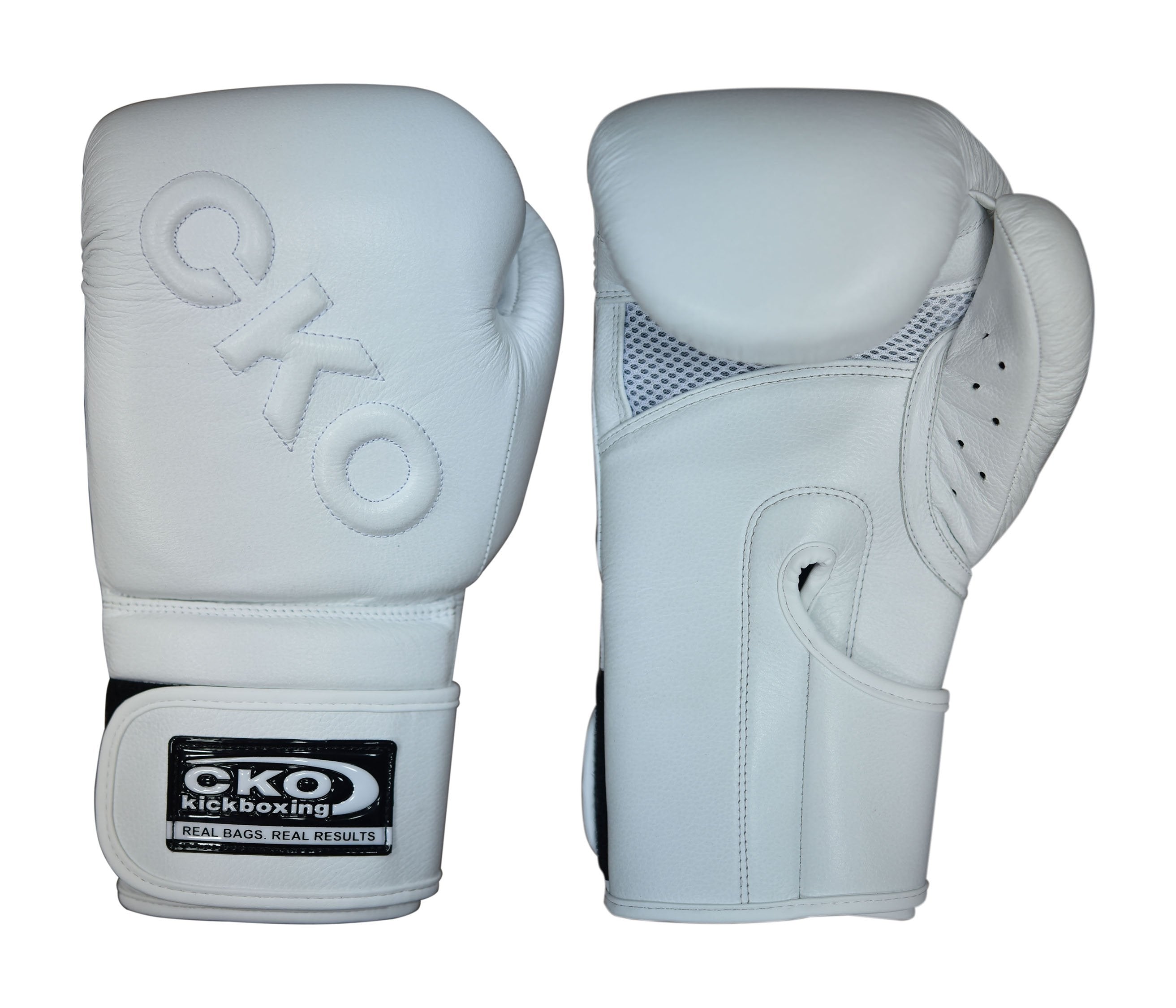 CKO Premium Leather Boxing Gloves White、mySite、gigharbornorthrealestate