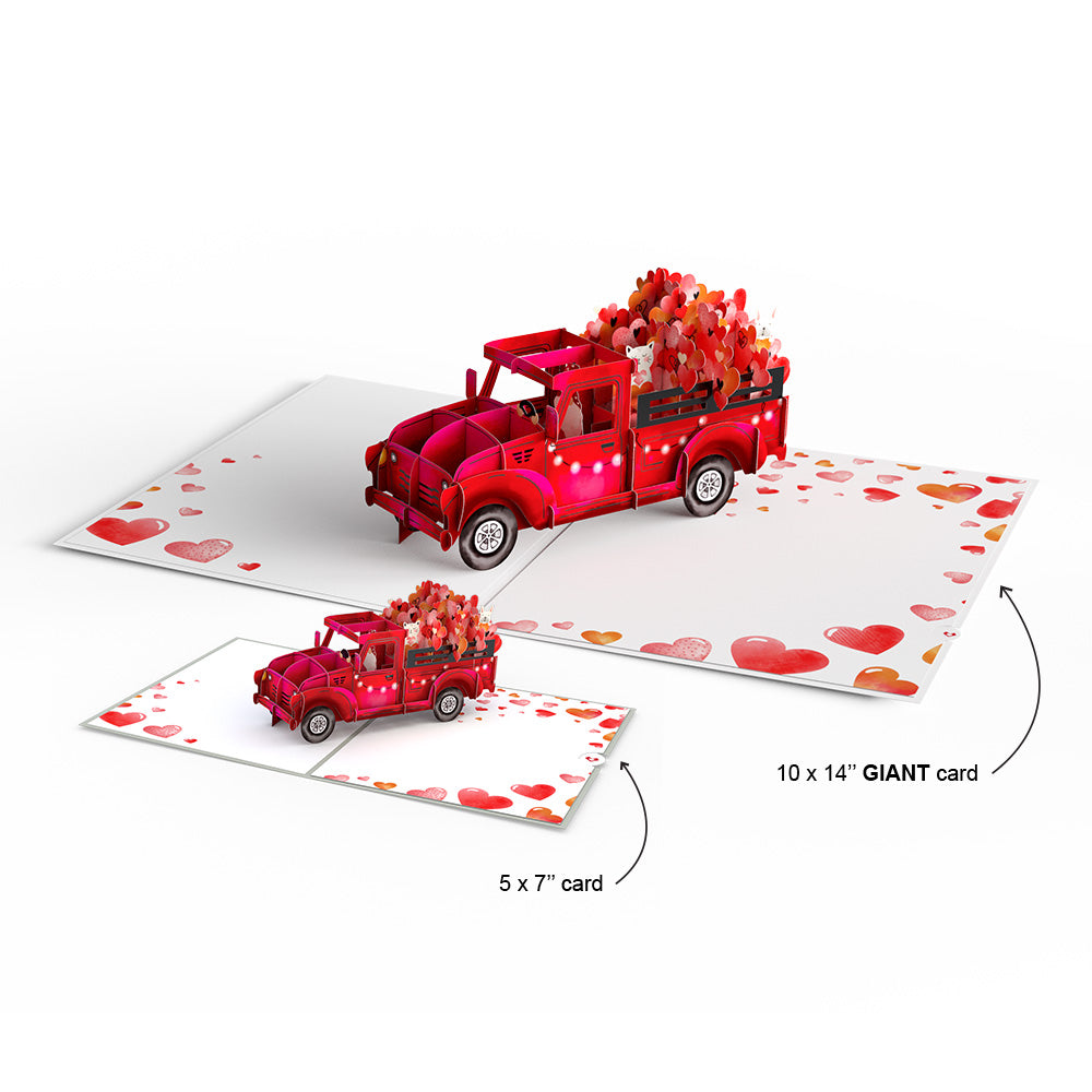 Giant Love Delivery Truck Pop-Up Card、mySite、solidvoid