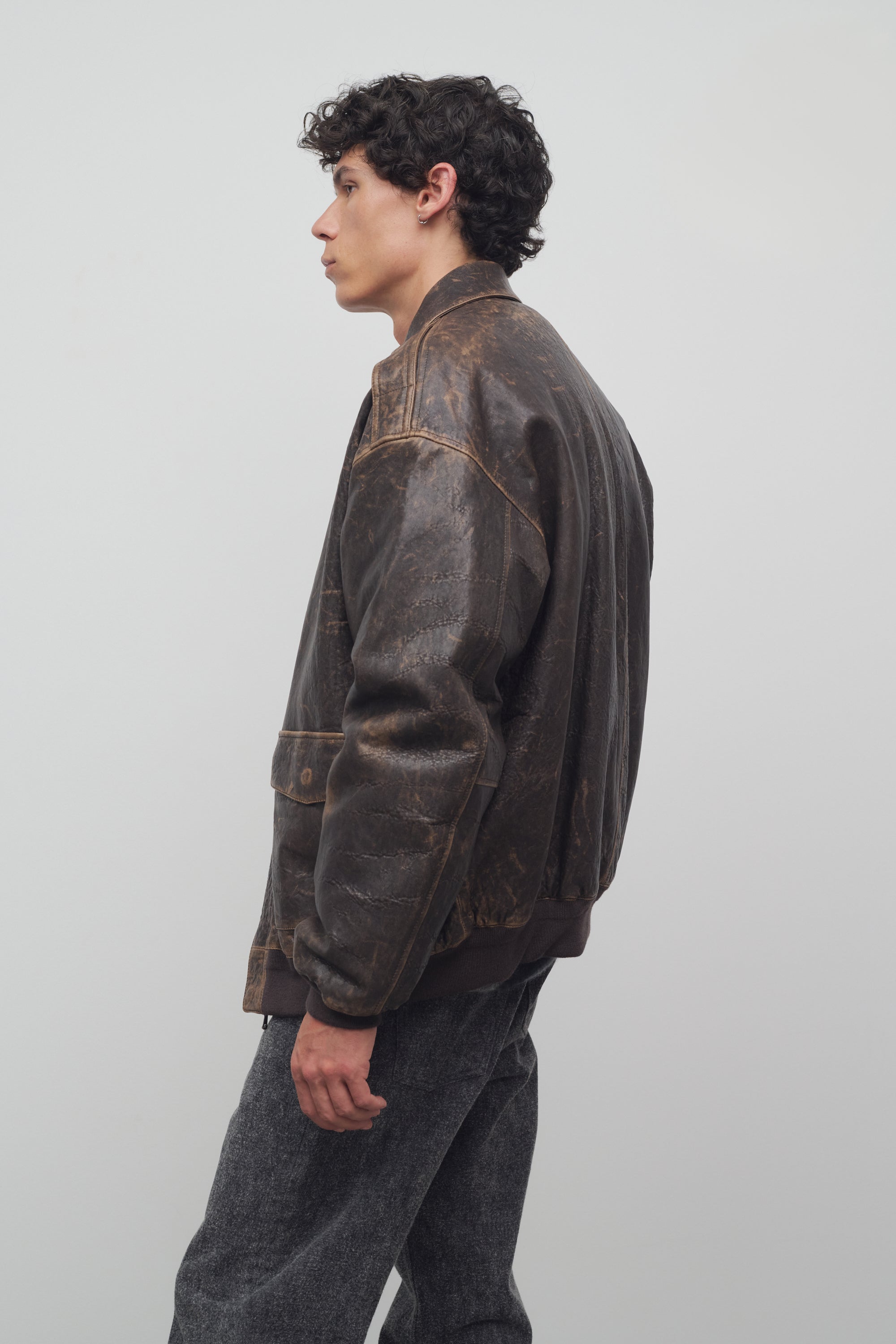 Orwell Jacket in Leather、mySite、aoinhome