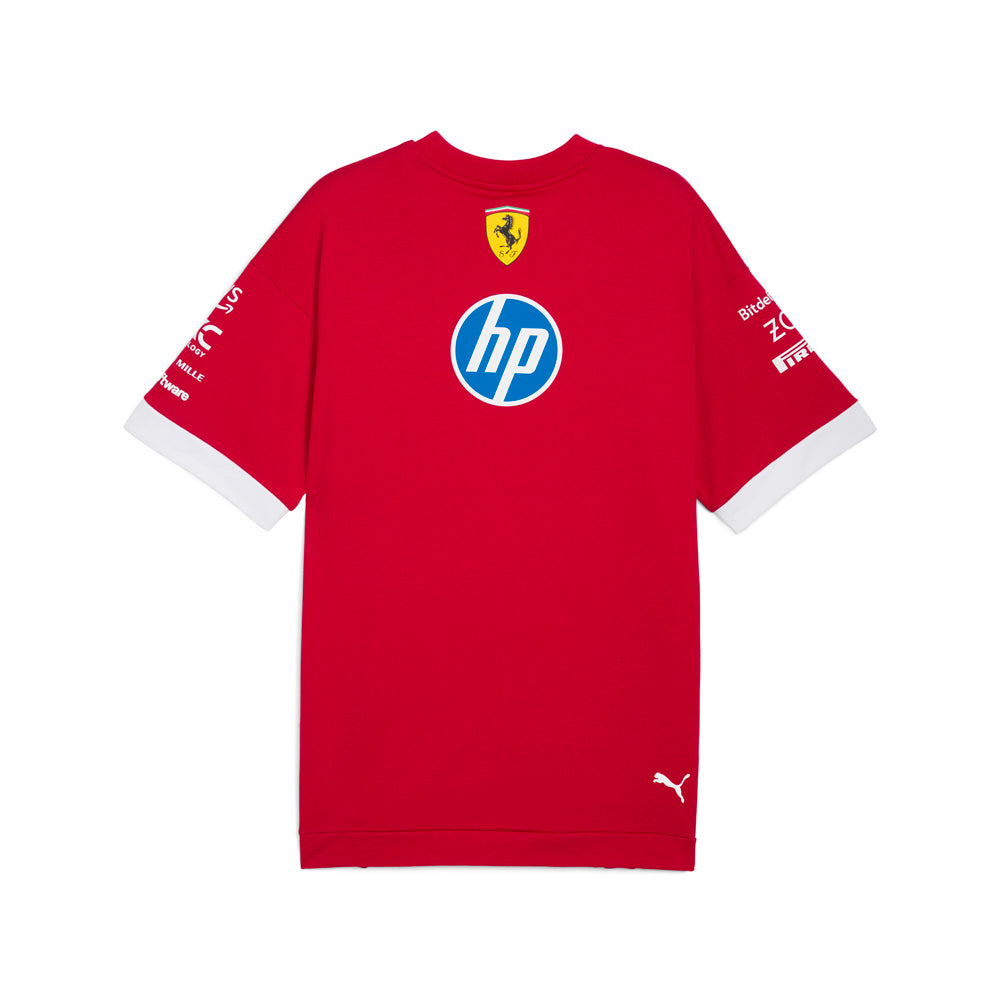 Scuderia Ferrari Drivers Logo Crew Neck Short Sleeve T-Shirt、mySite、gtrtttuynbv
