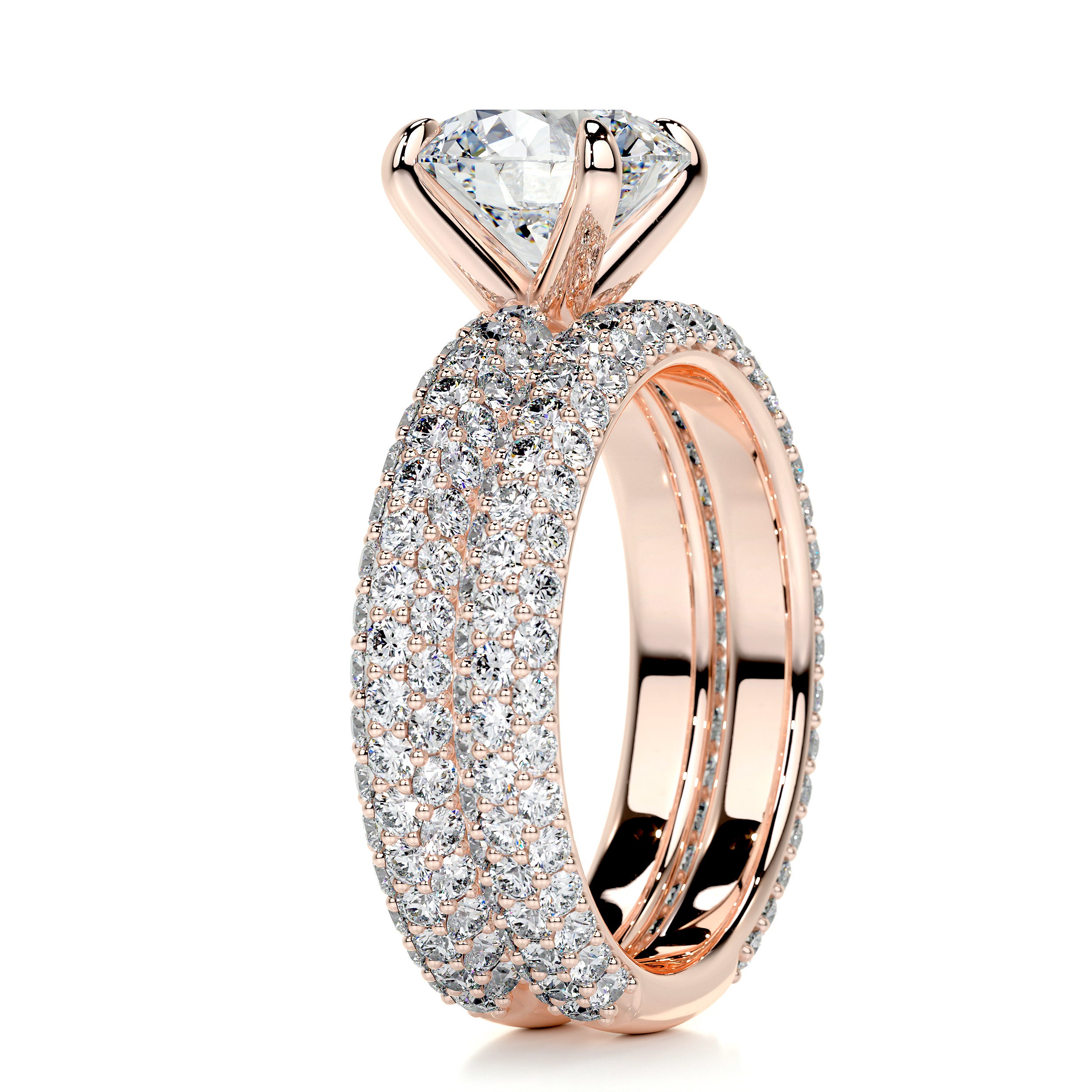 Charlotte Diamond Bridal Set -14K Rose Gold、mySite、hinf8tx79