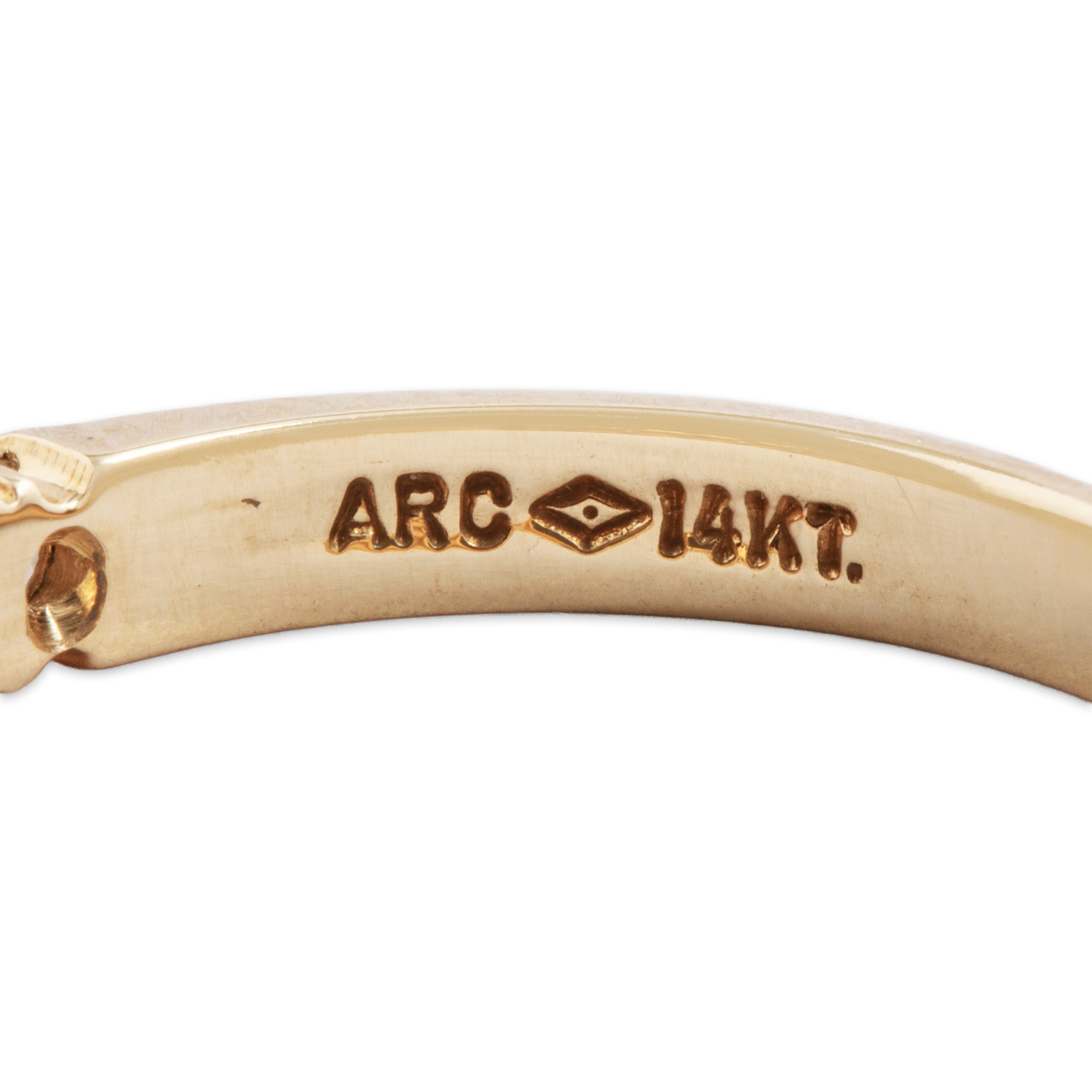 Vintage 14k Yellow Gold .528cttw Diamond Flashing Line Band Ring 6.50、mySite、hinf8tx79