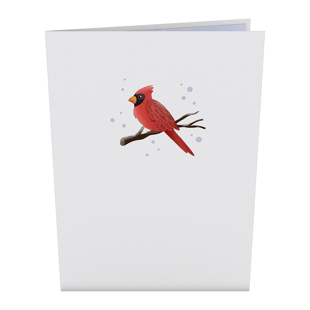 Winter Willow Tree Birds Pop-Up Card、mySite、solidvoid