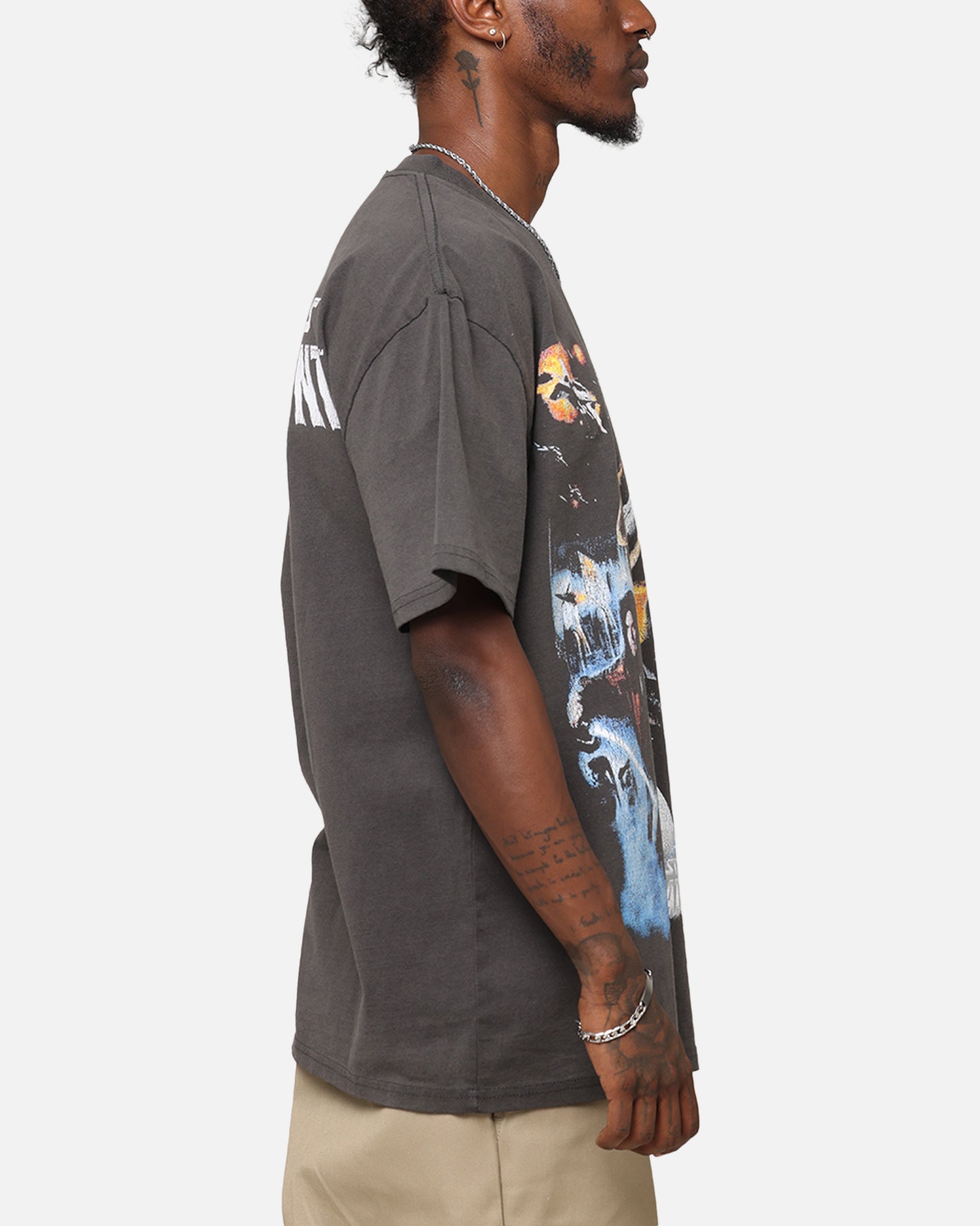 American Thrift Star Wars Battlefront 2 Heavy T-Shirt Black Wash、mySite、zt4zffjzw