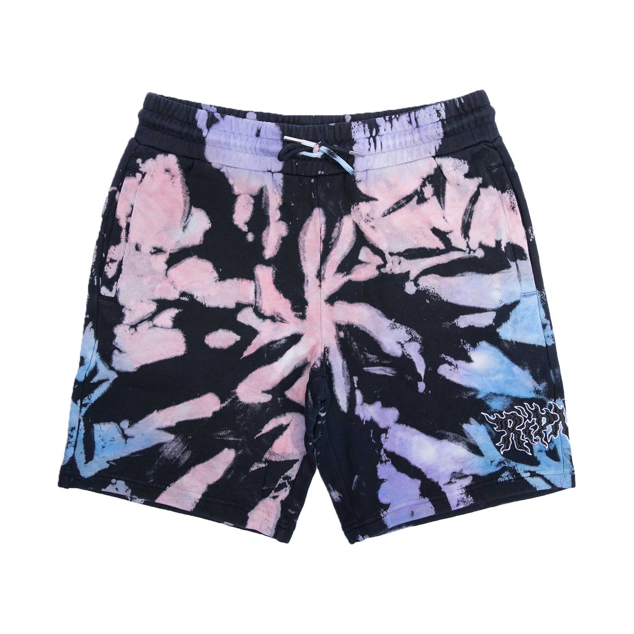  Blaze Sweatshorts (Black/Peach/Purple Tie Dye)、mySite、merchandisen