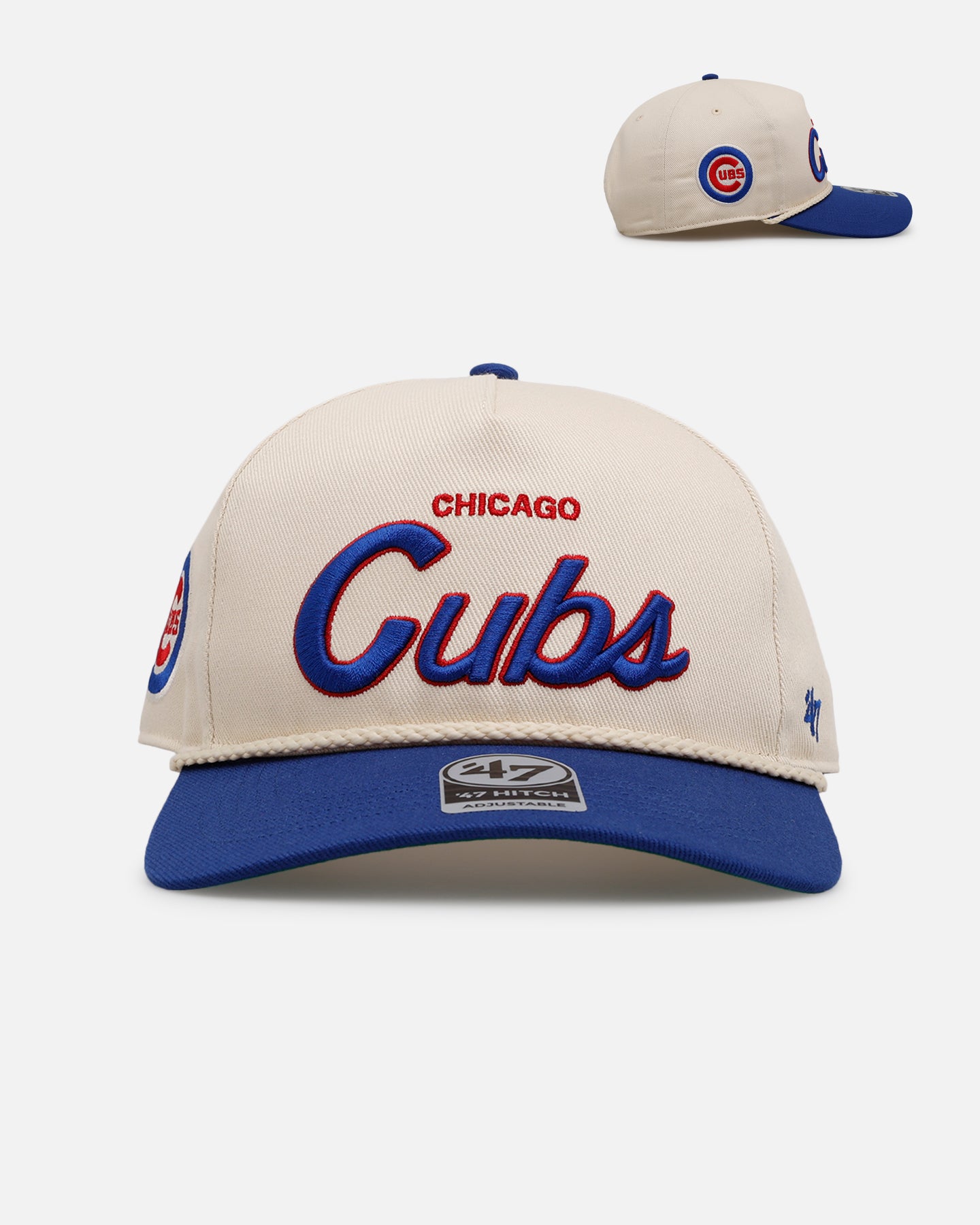 47 Brand Chicago Cubs 'MLB Opening Day' Script Hitch Snapback Natural、mySite、zt4zffjzw