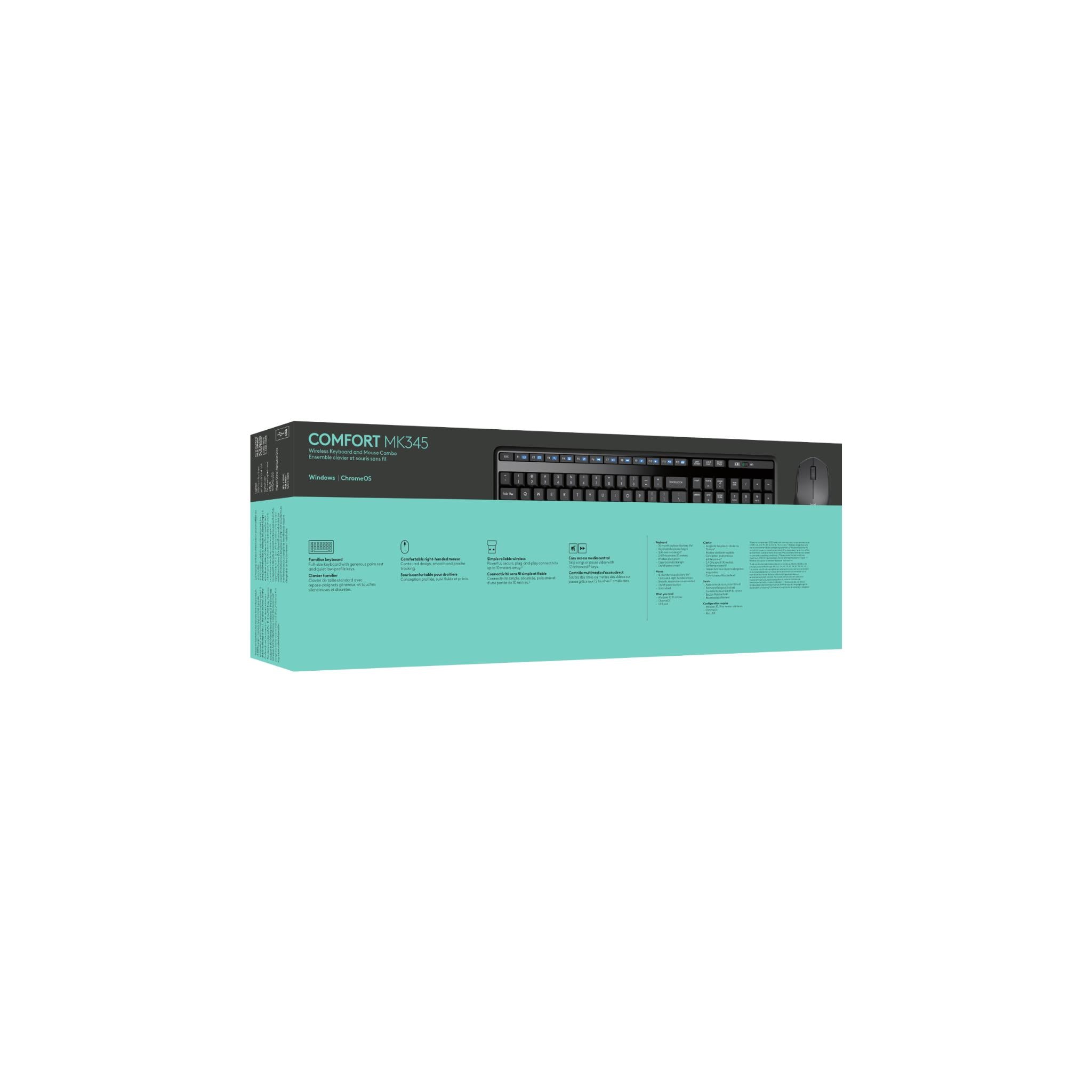 Logitech MK345 Wireless Keyboard and Mouse Combo、mySite、camillekostekn