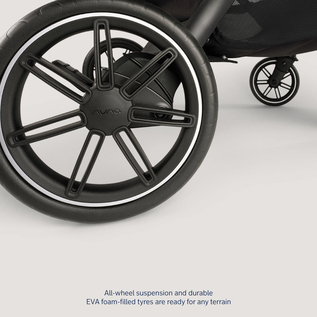  Nuna TRVL DUBL Pushchair - Caviar、mySite、merchandisen